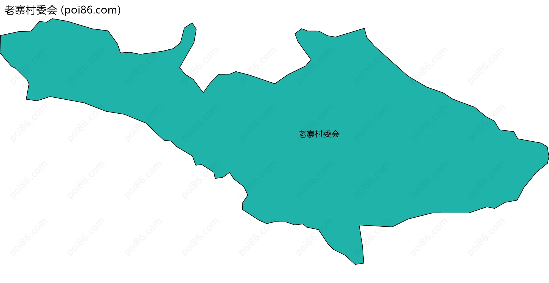 老寨村委会边界地图
