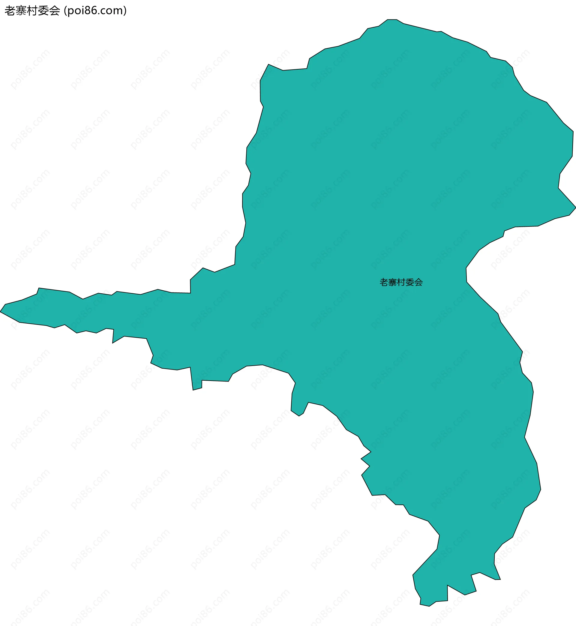老寨村委会边界地图