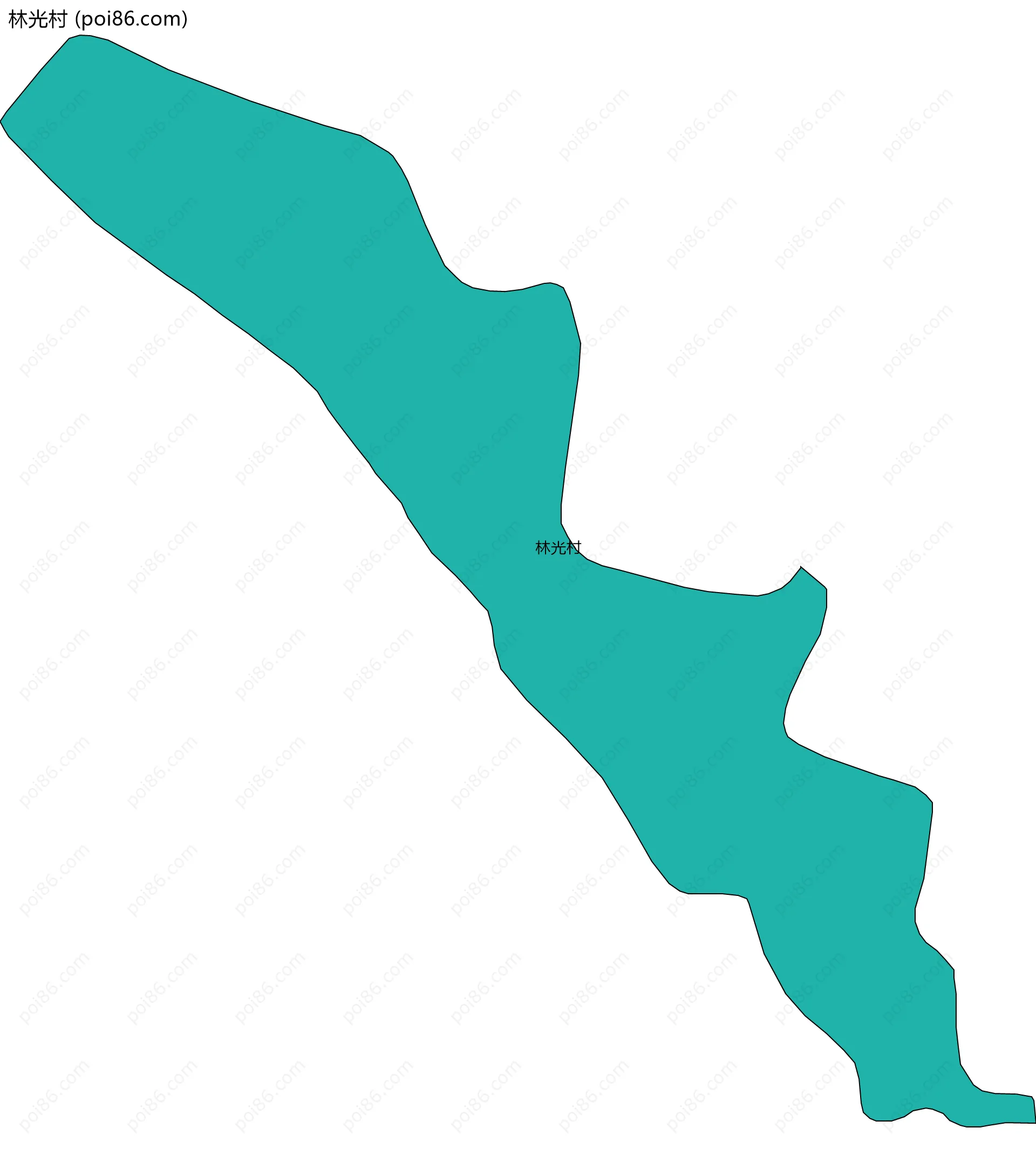 林光村边界地图