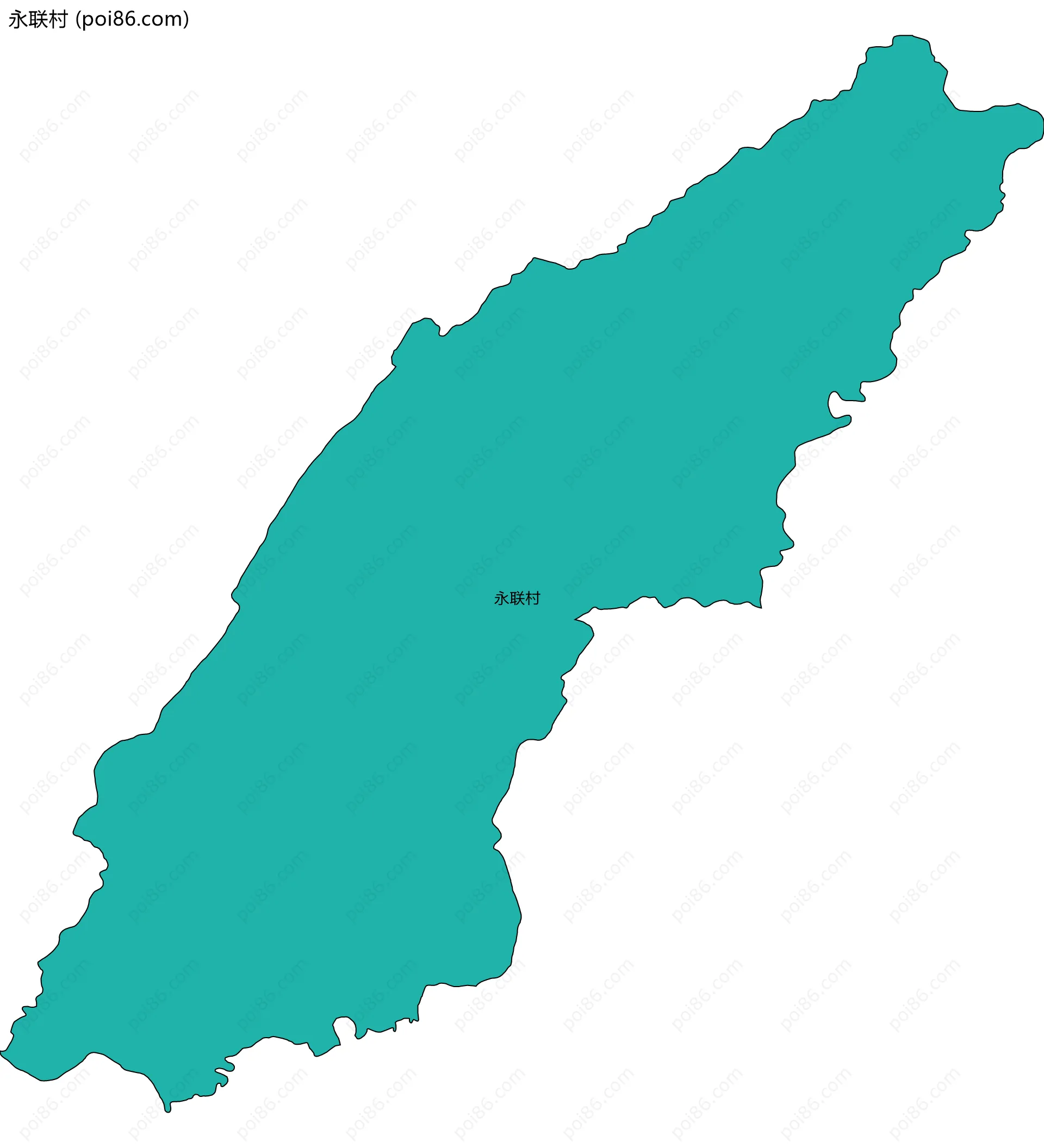 永联村边界地图