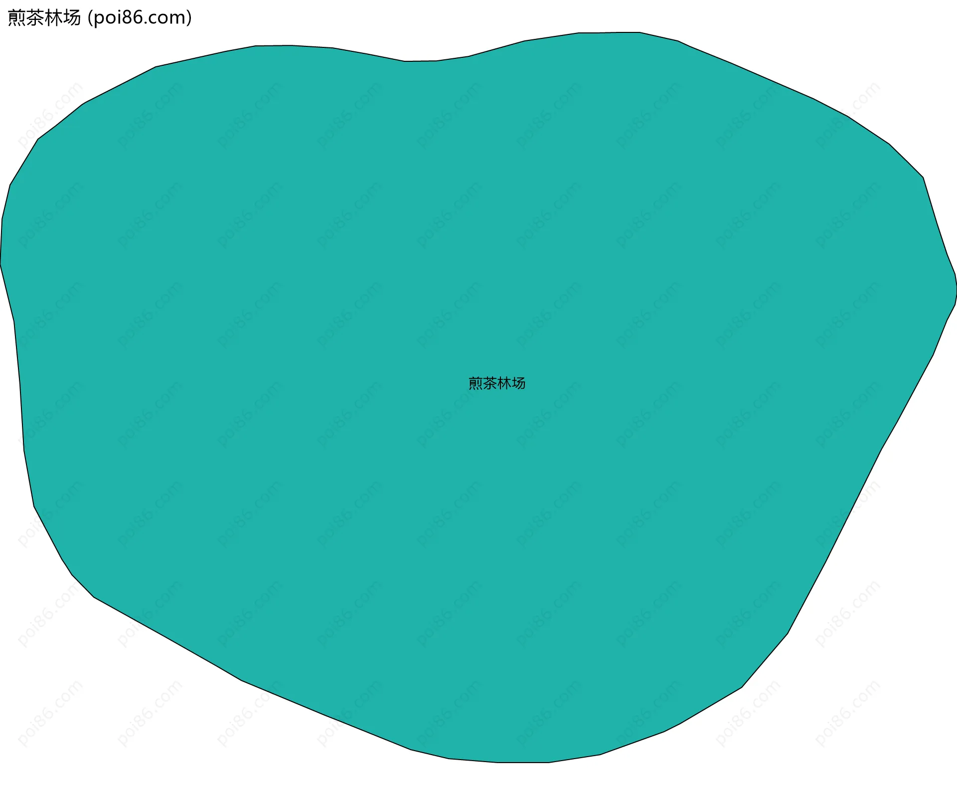 煎茶林场边界地图