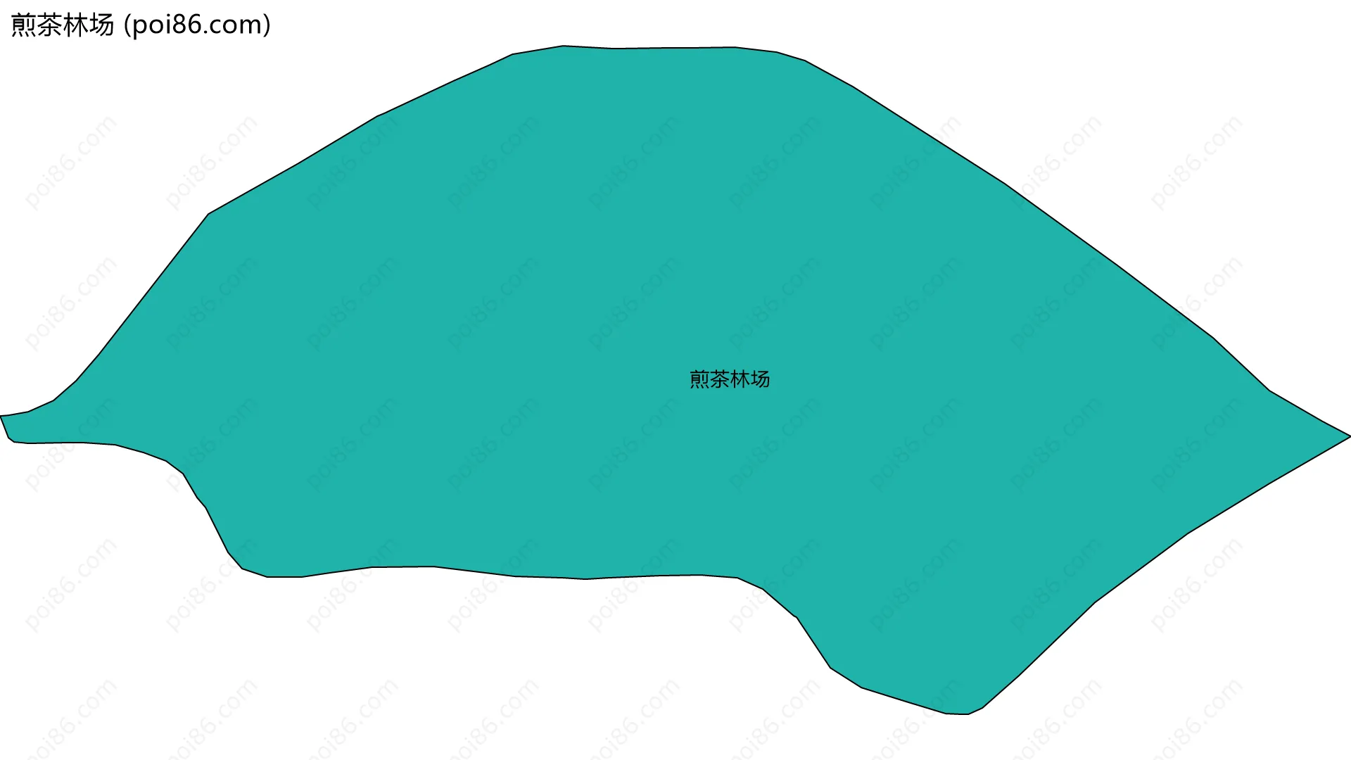 煎茶林场边界地图