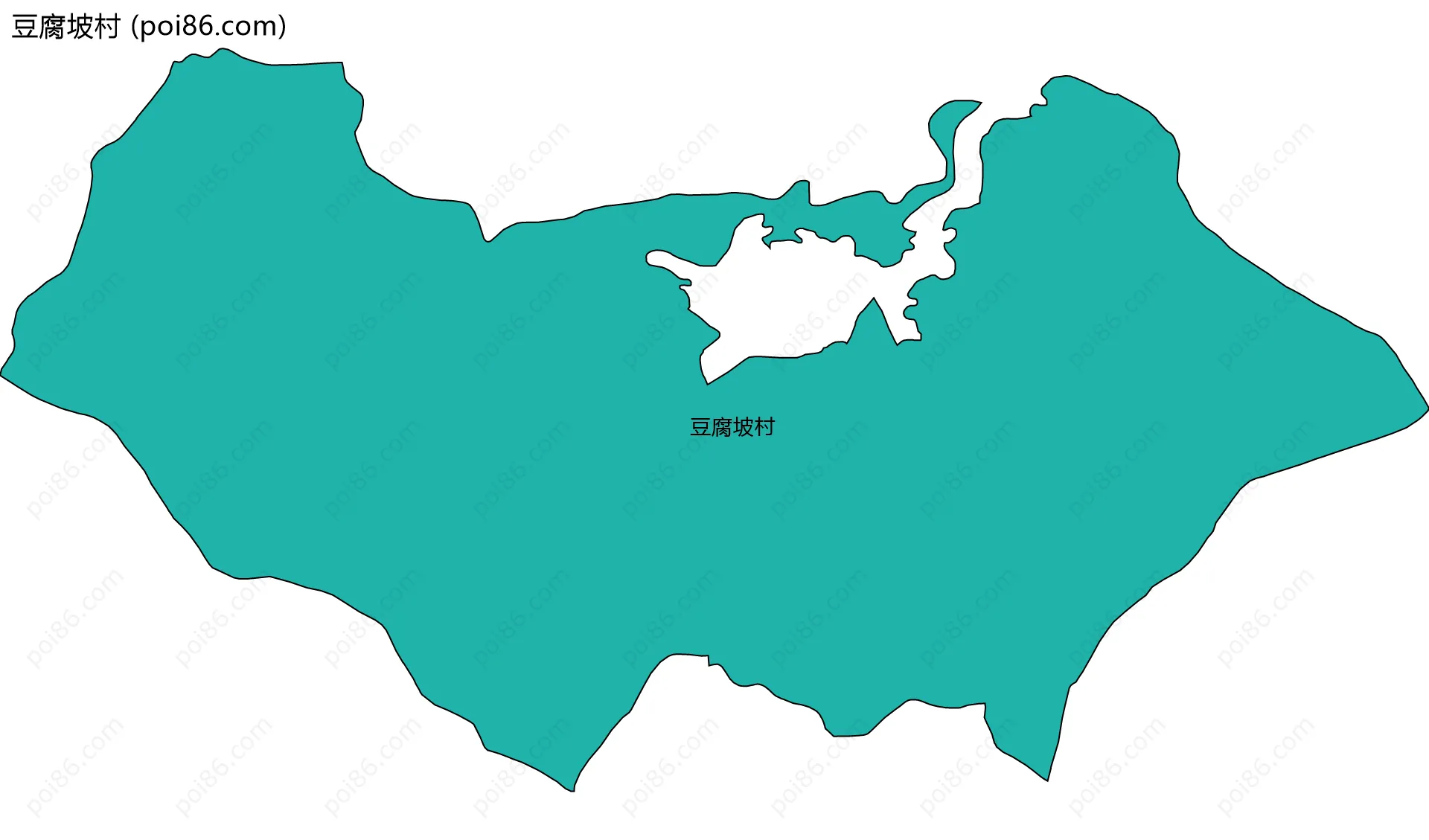 豆腐坡村边界地图