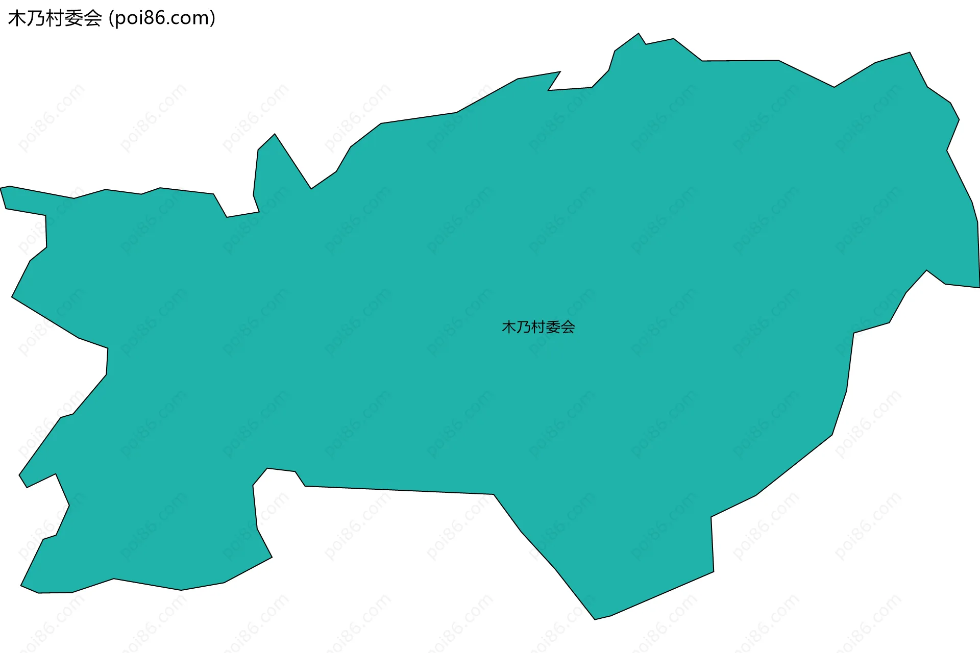 木乃村委会边界地图