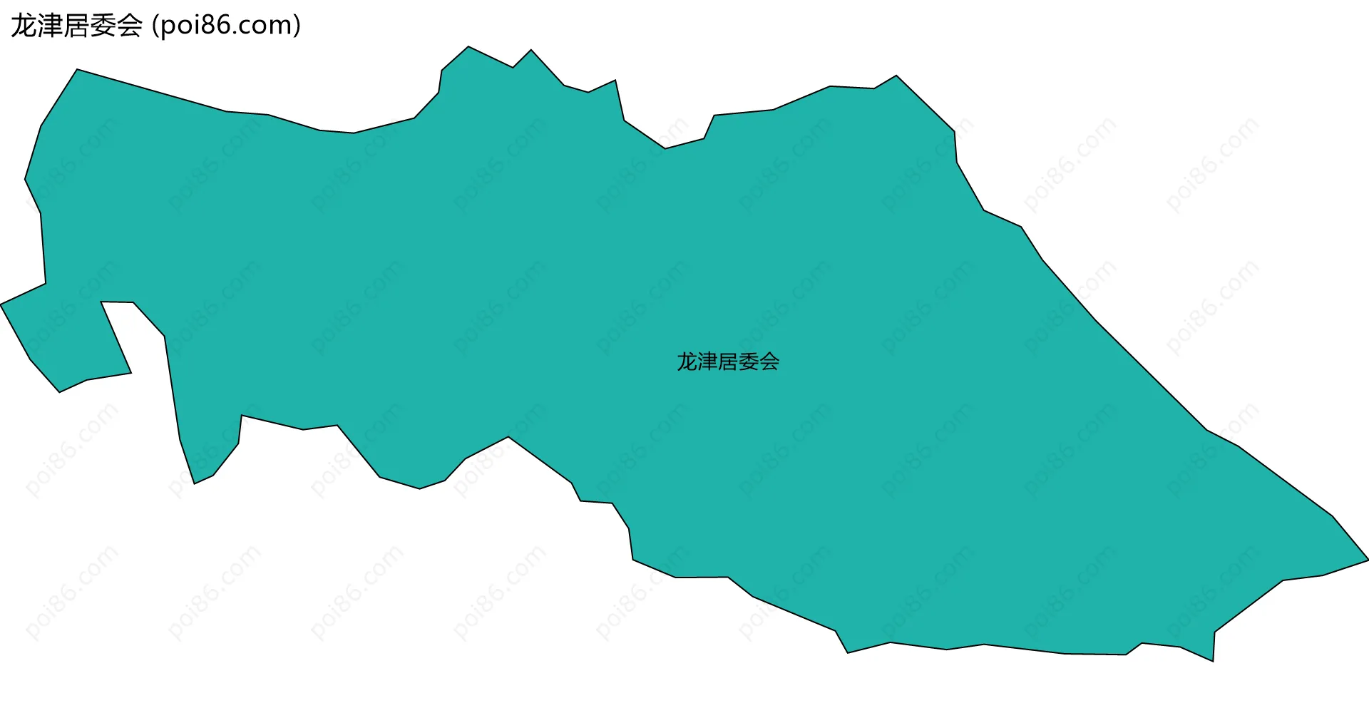 龙津居委会边界地图