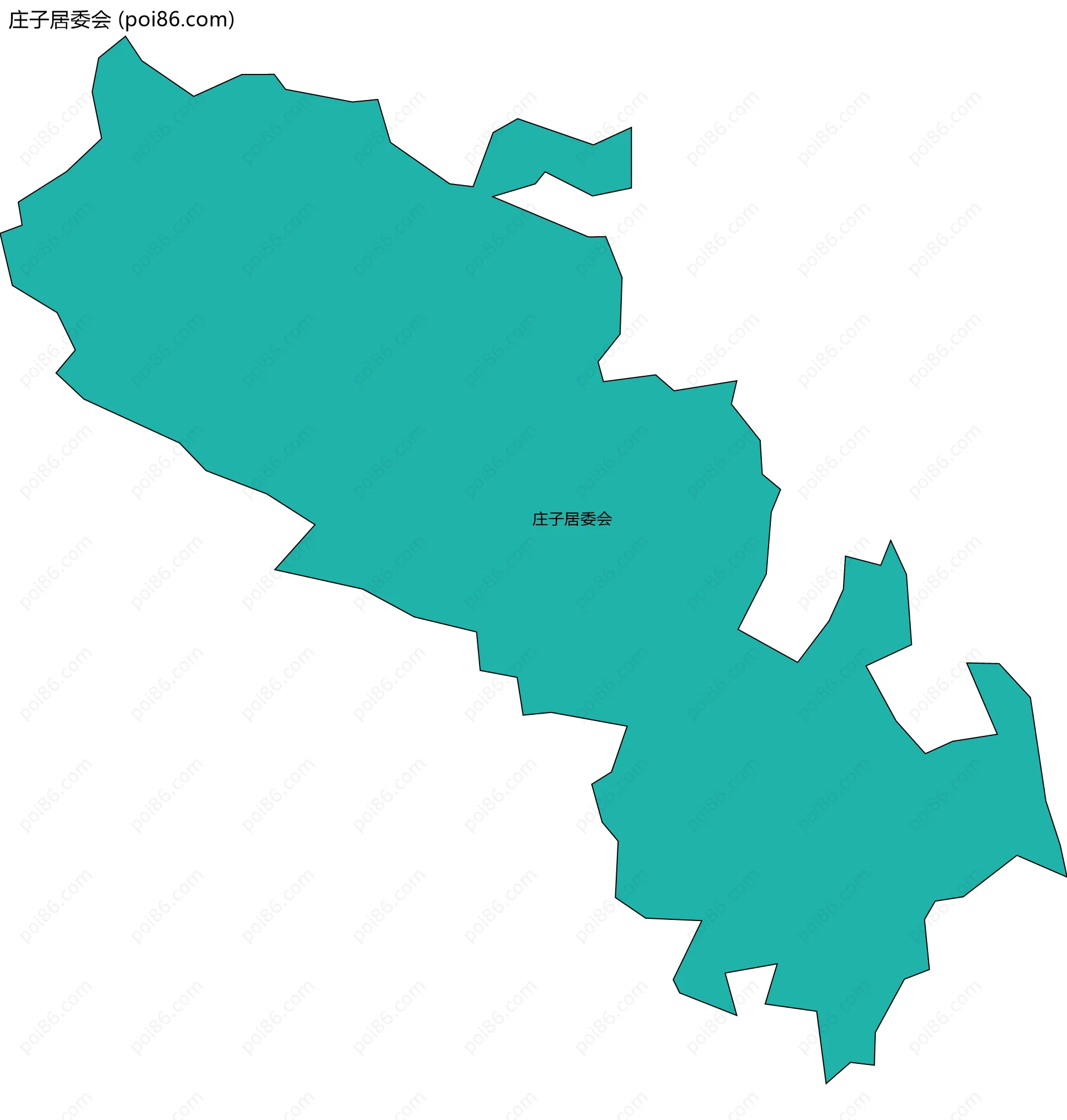 庄子居委会边界地图