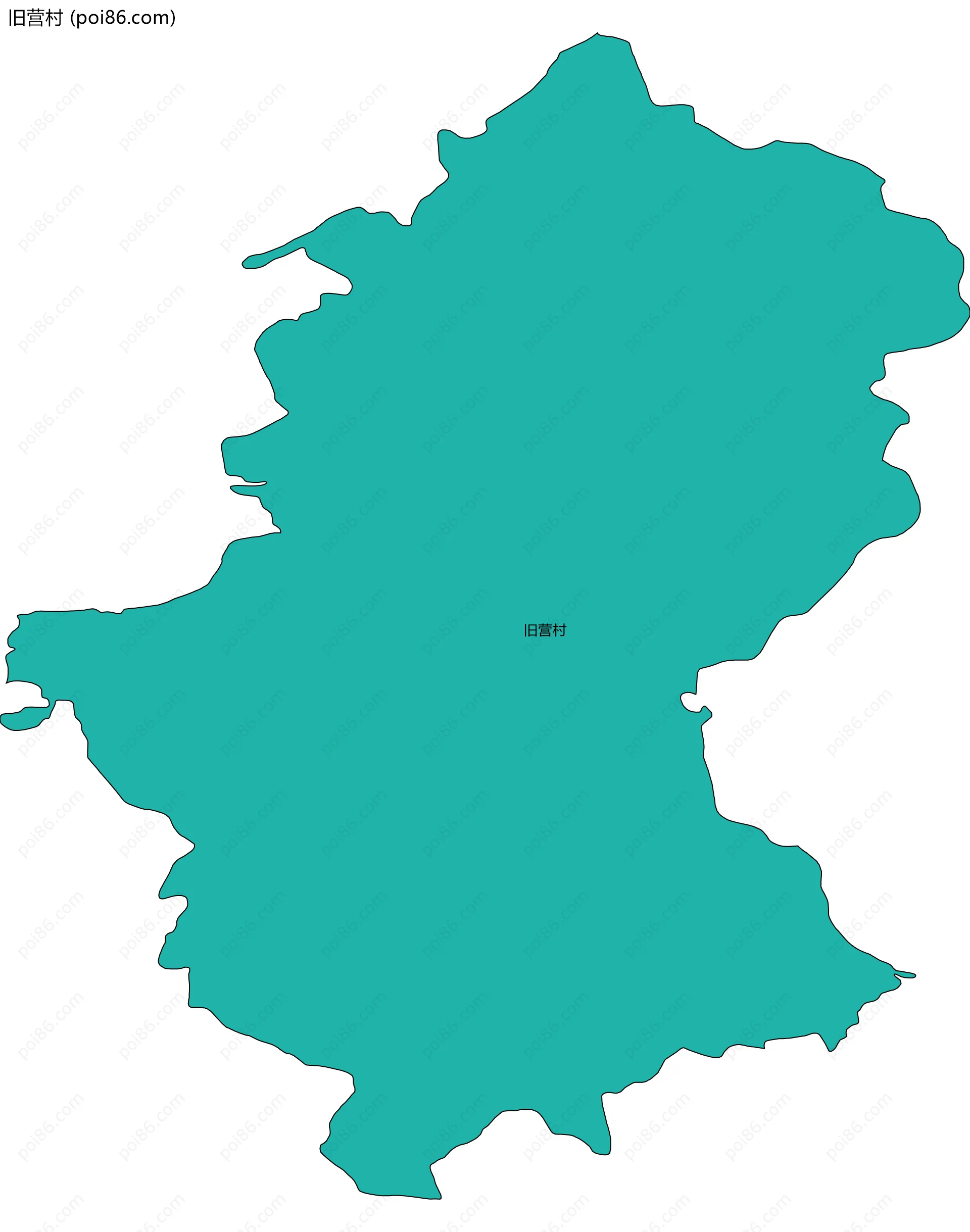 旧营村边界地图