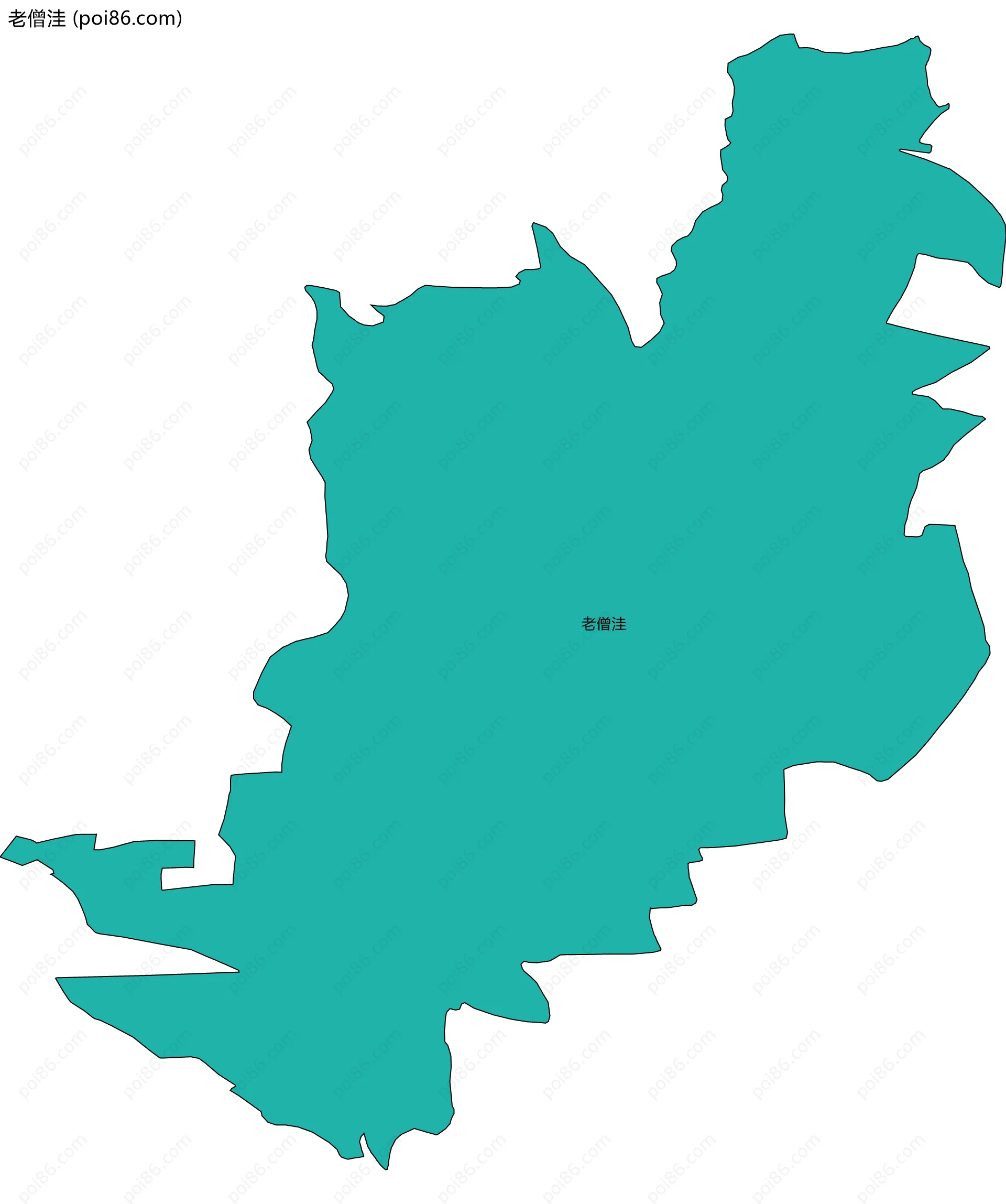 老僧洼边界地图