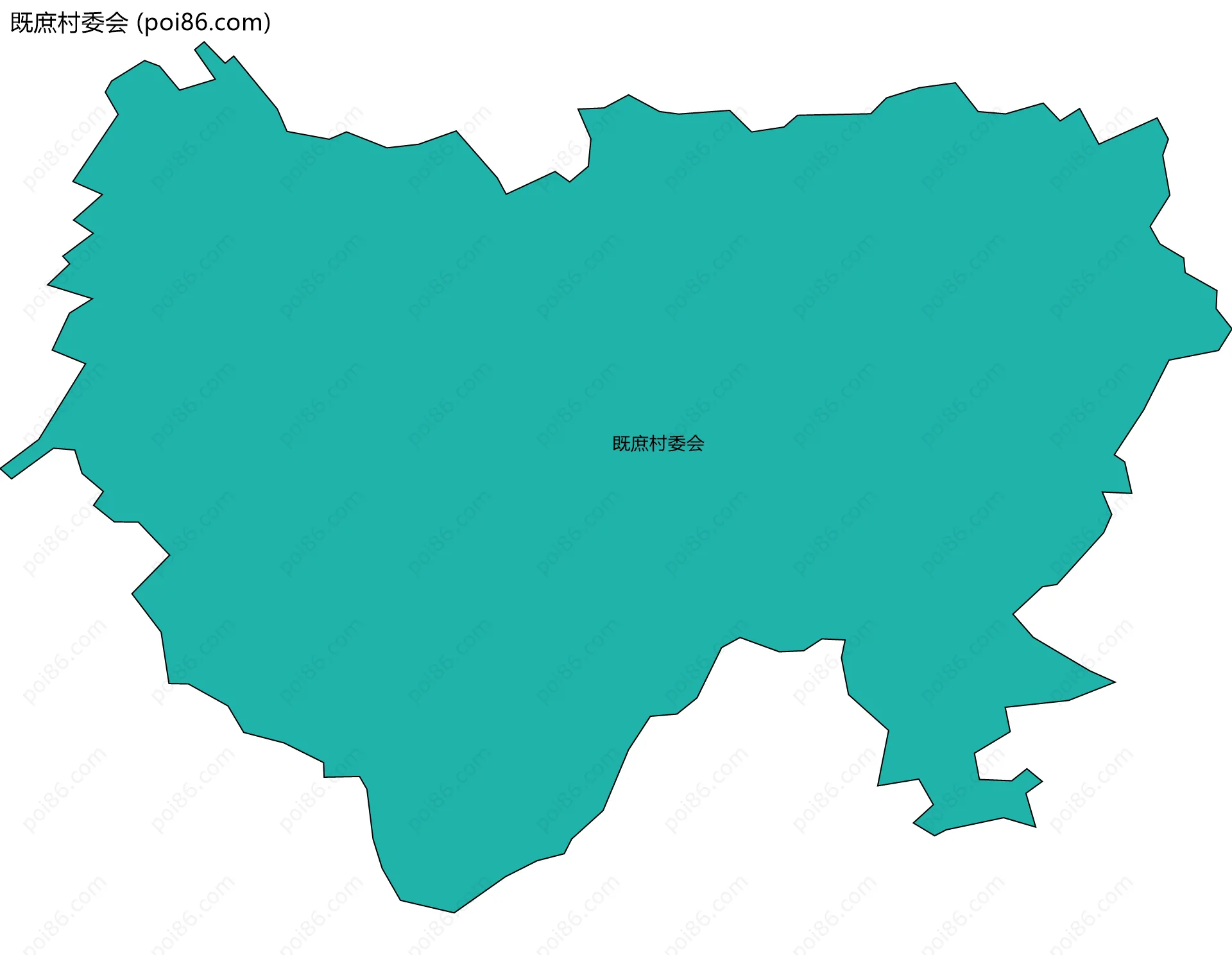 既庶村委会边界地图