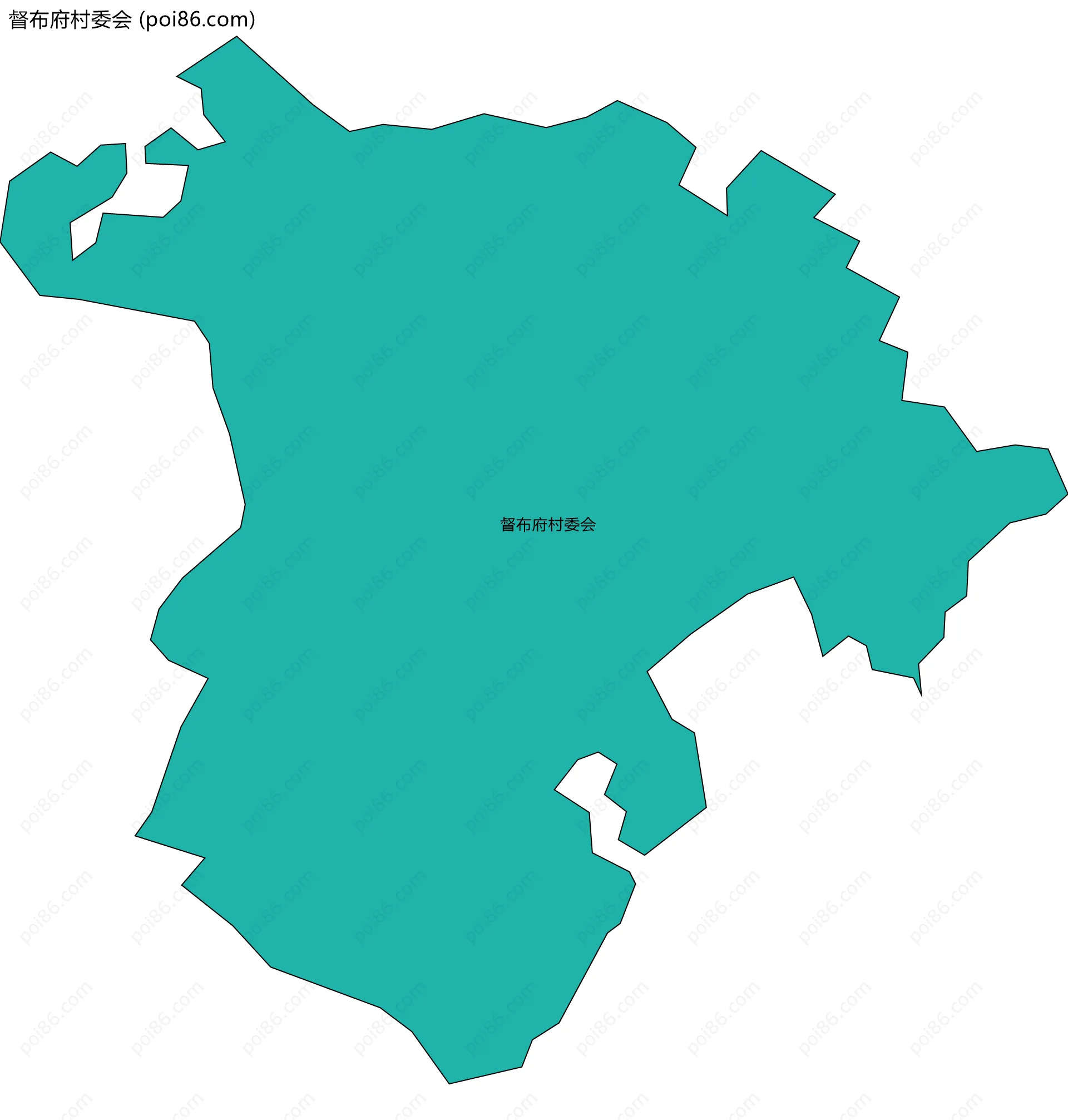 督布府村委会边界地图