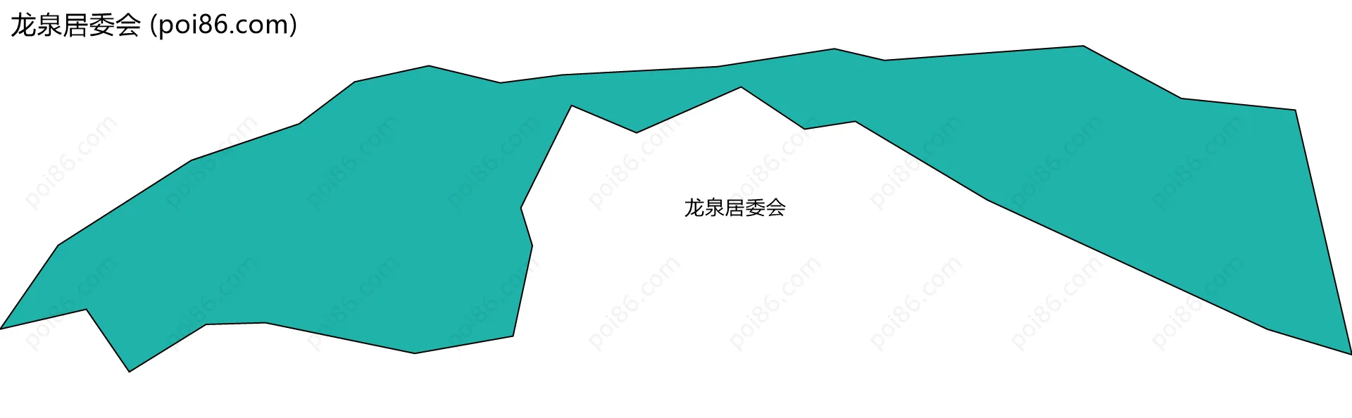 龙泉居委会边界地图