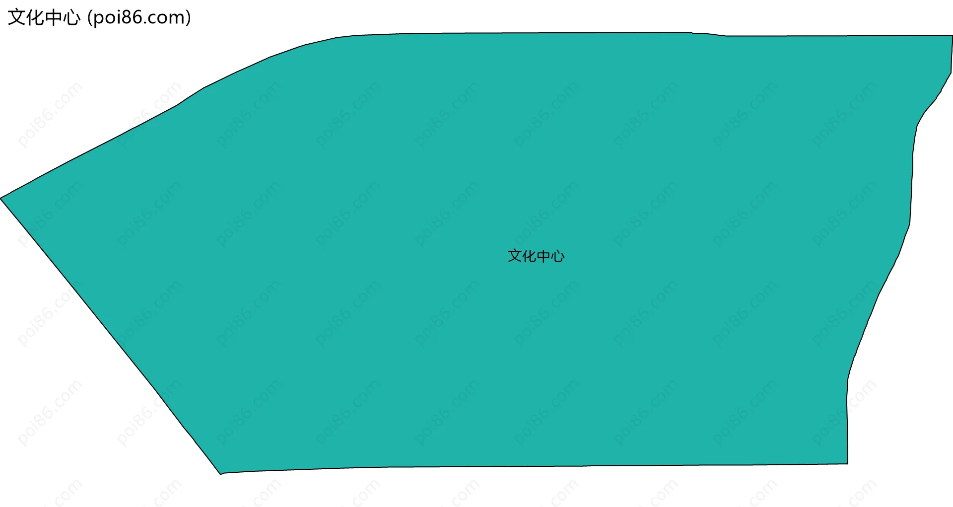 文化中心边界地图