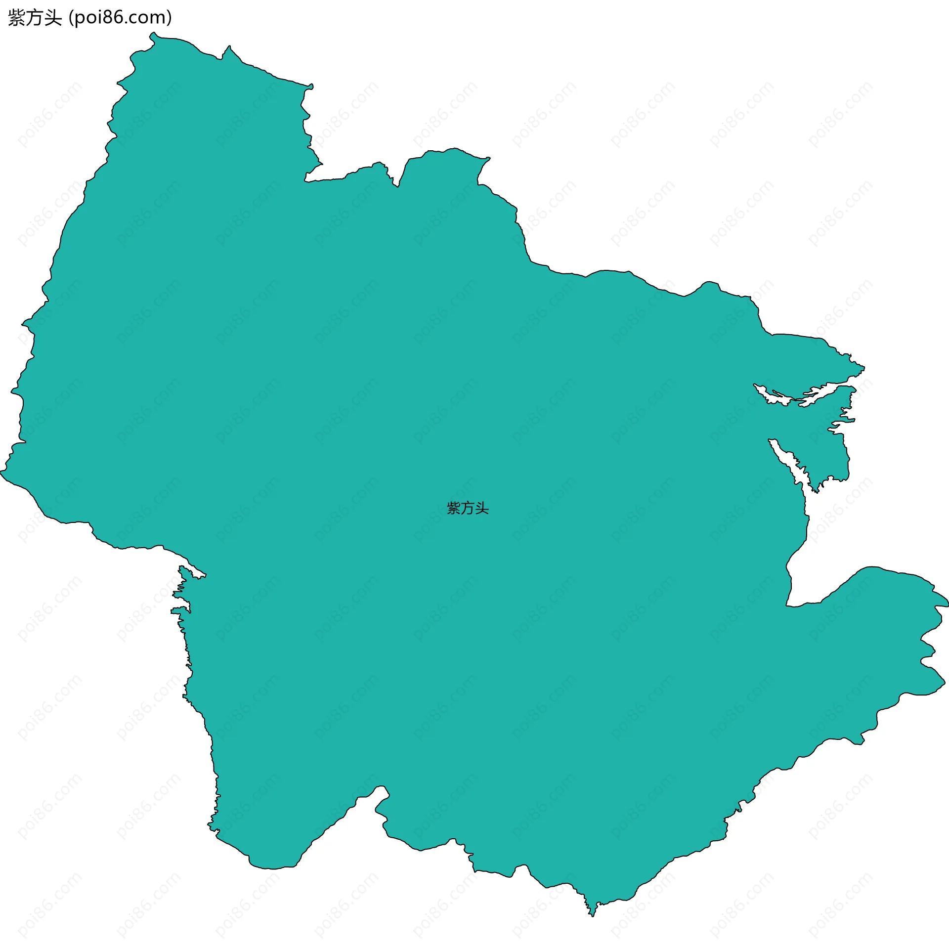 紫方头边界地图