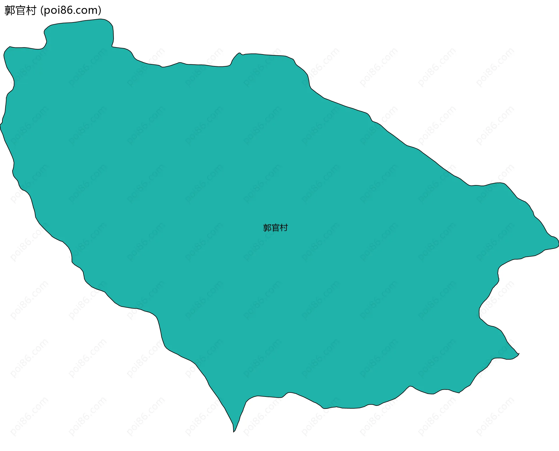 郭官村边界地图