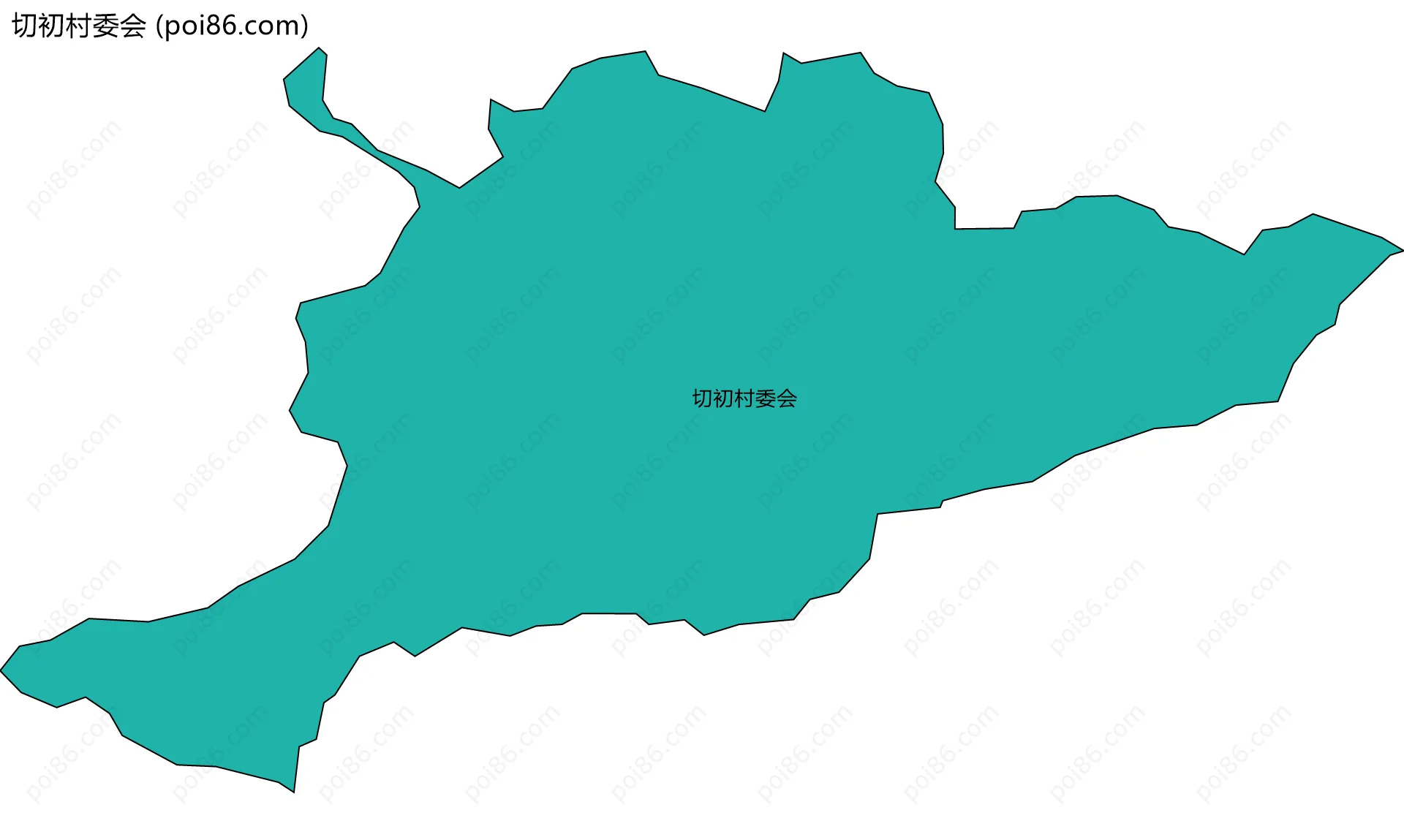 切初村委会边界地图