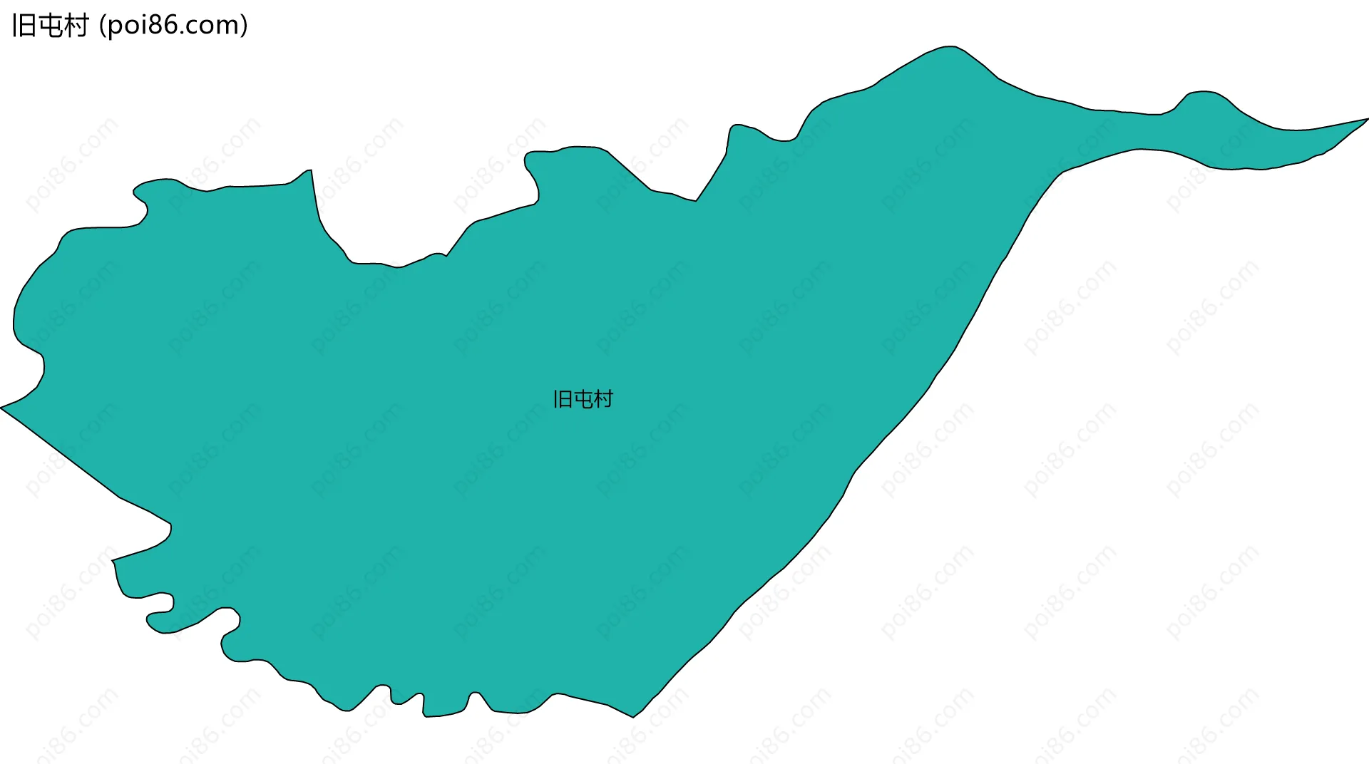 旧屯村边界地图