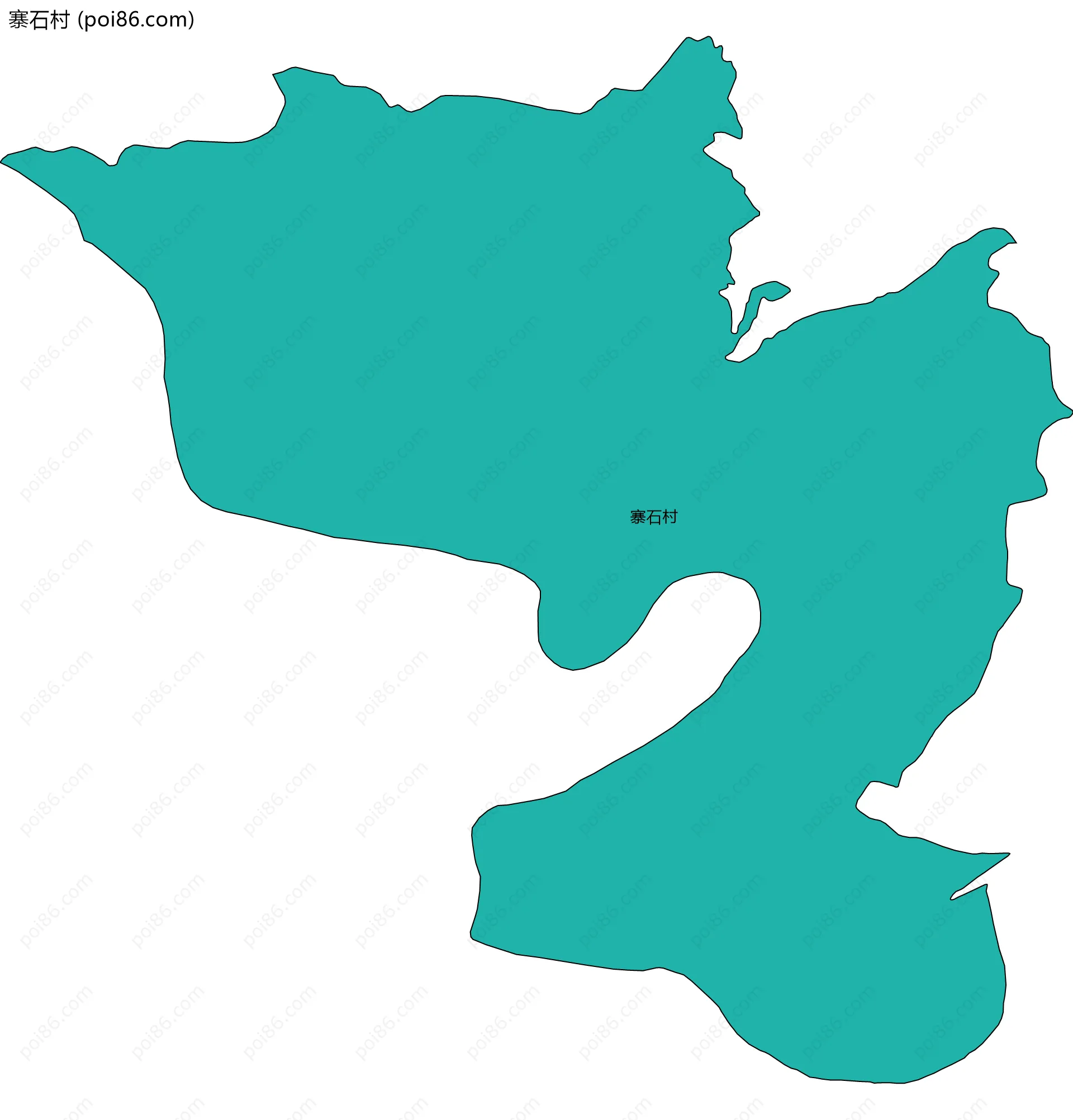 寨石村边界地图