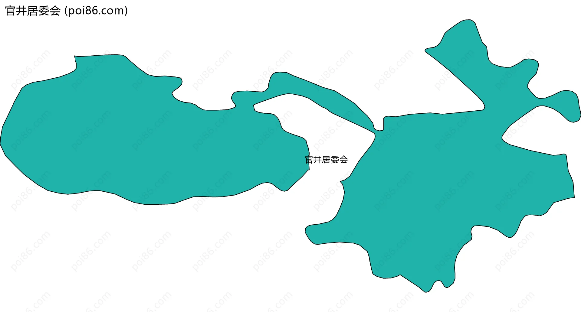 官井居委会边界地图