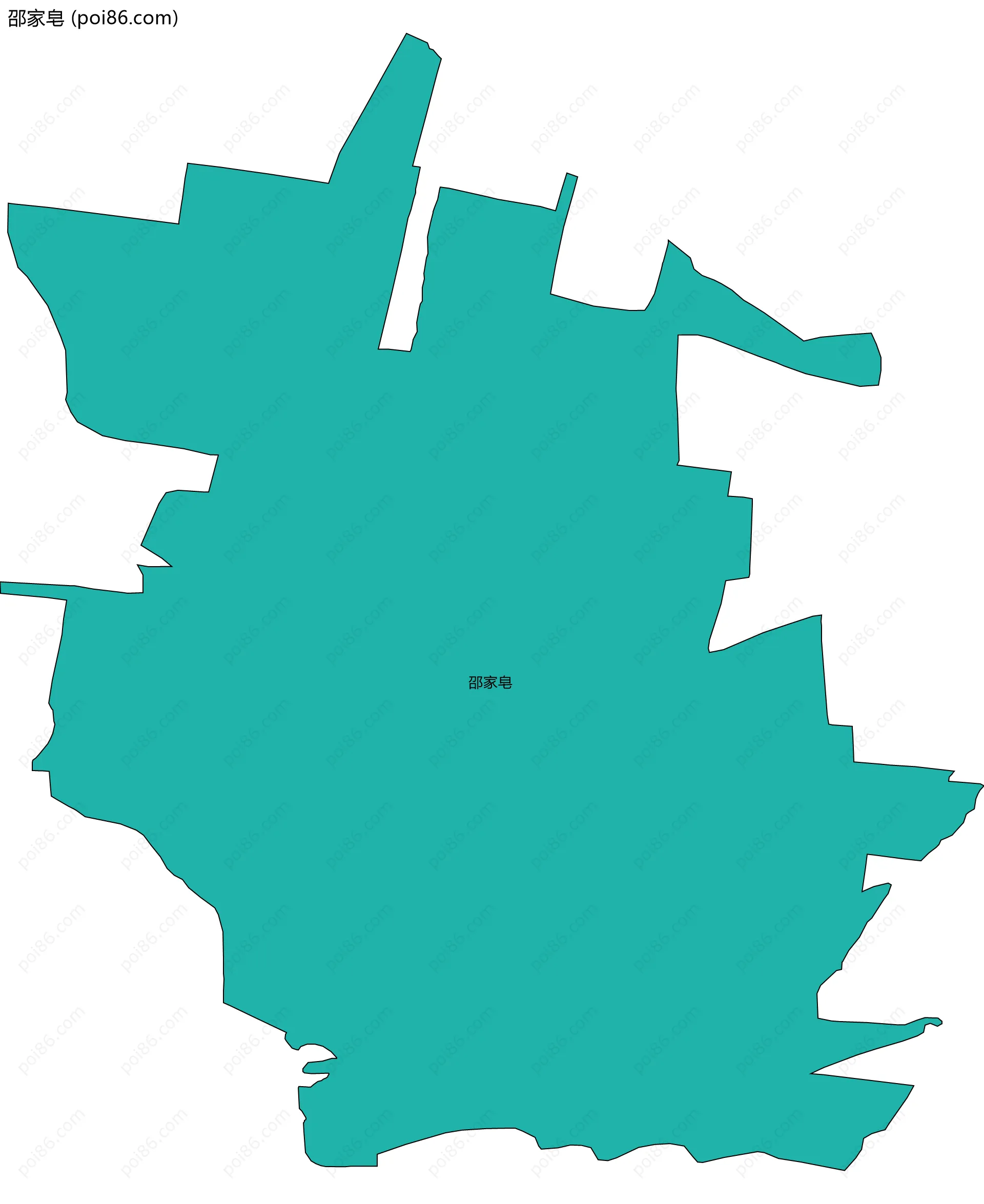 邵家皂边界地图