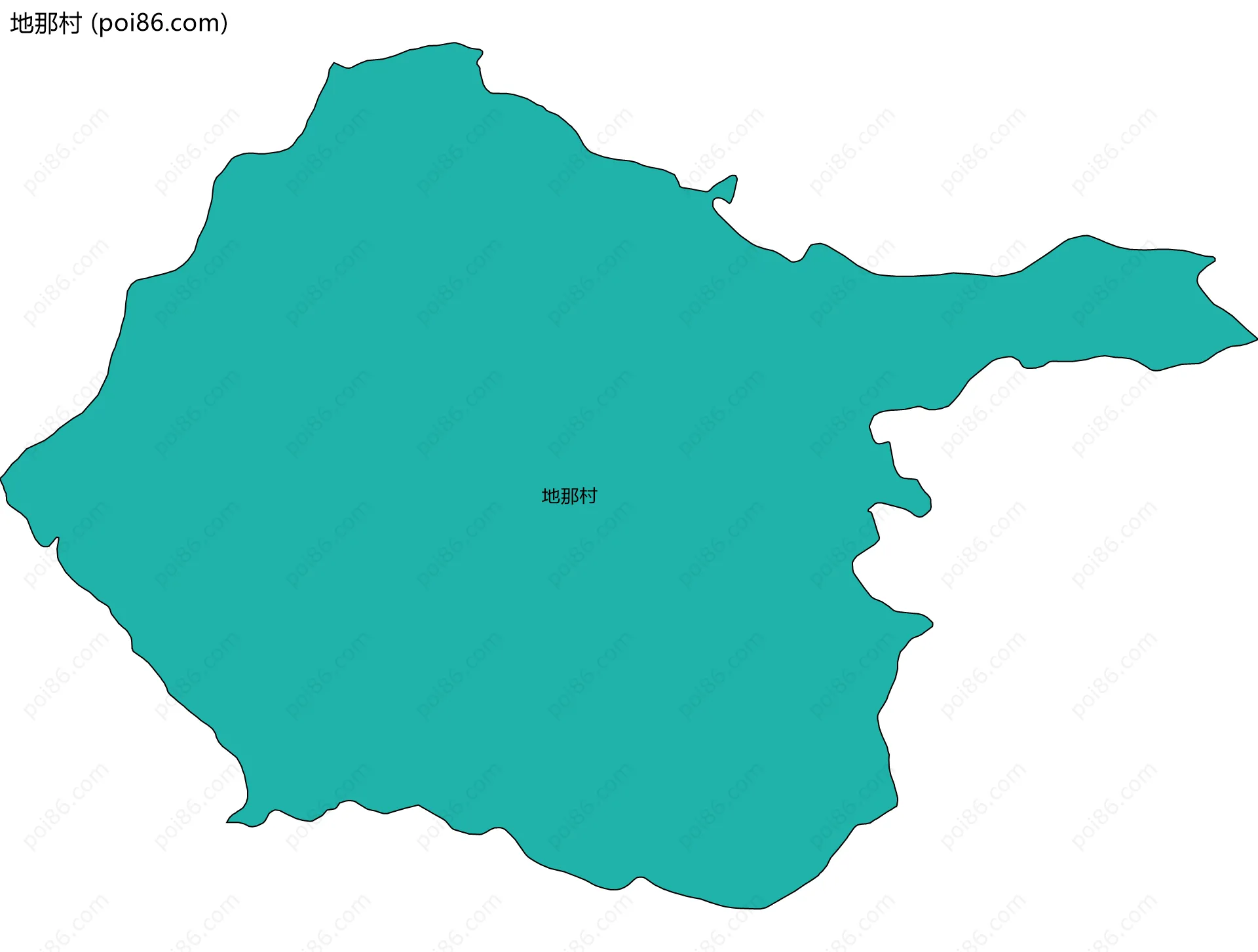 地那村边界地图