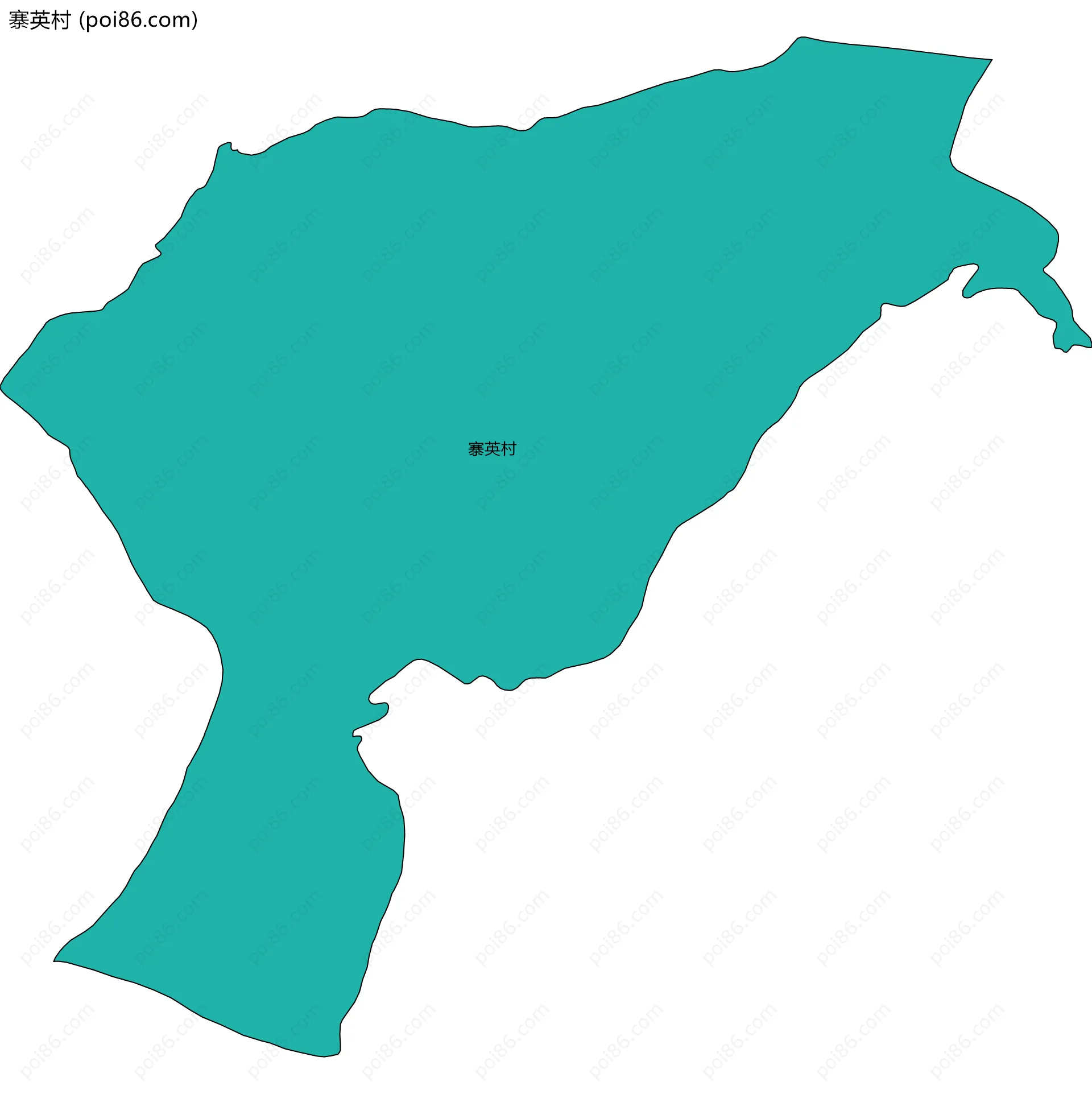 寨英村边界地图