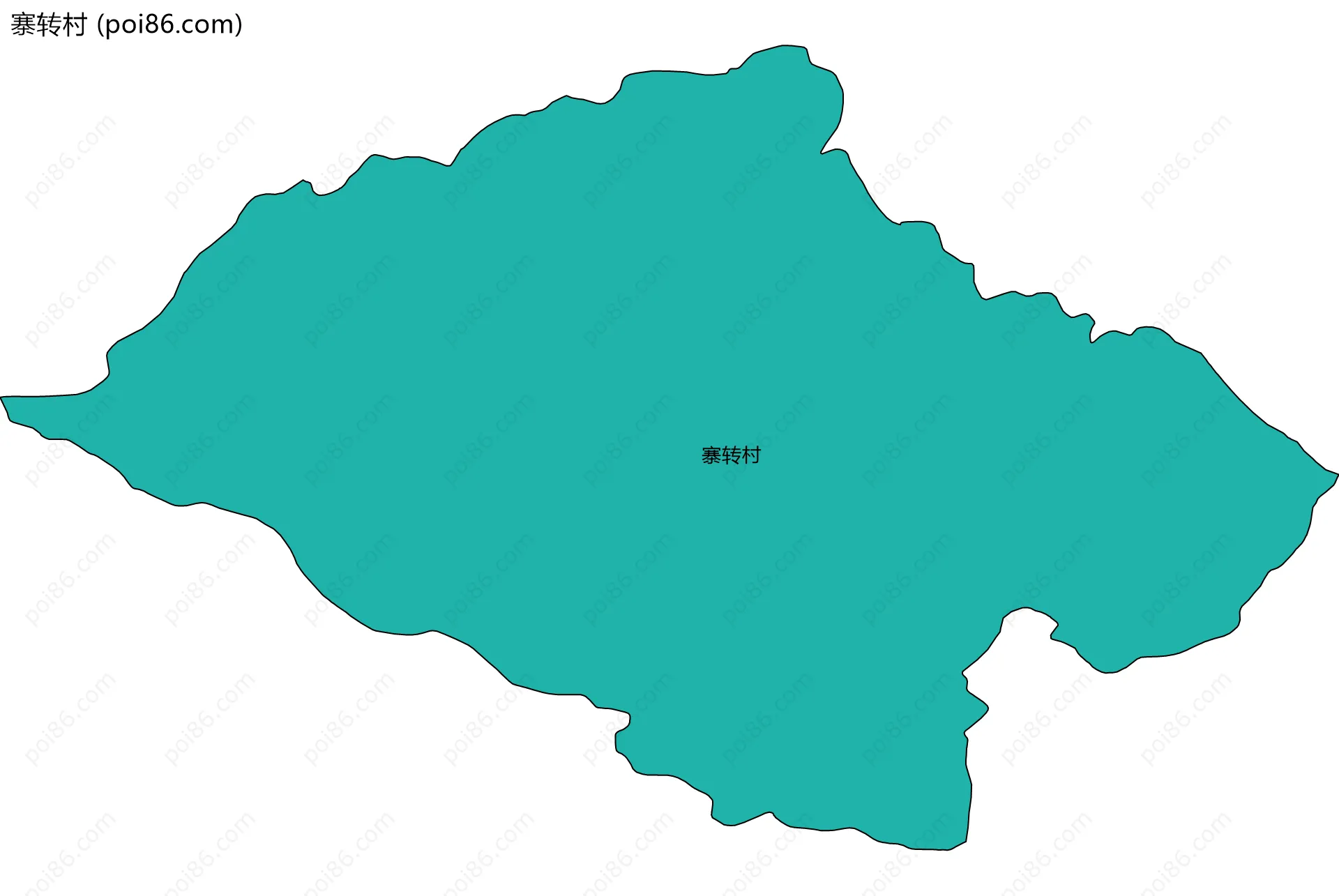 寨转村边界地图