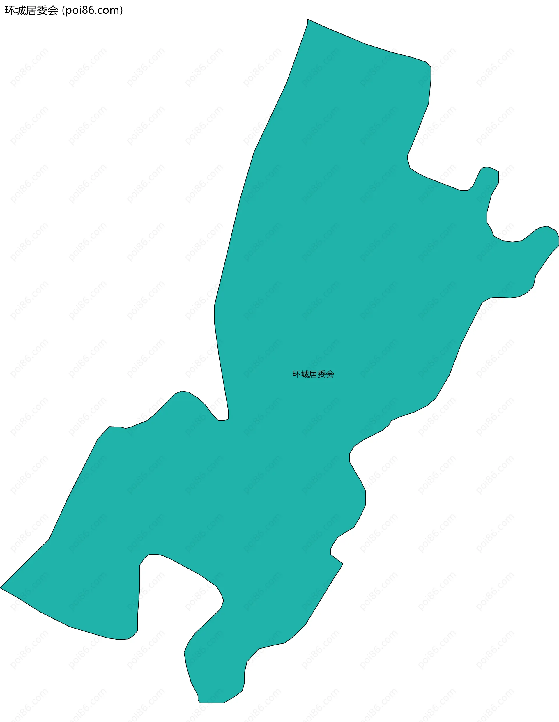 环城居委会边界地图