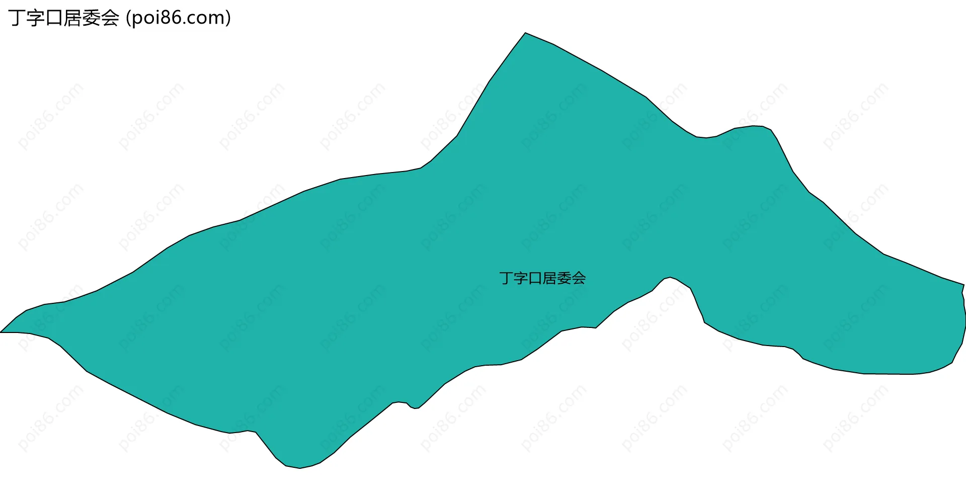 丁字口居委会边界地图