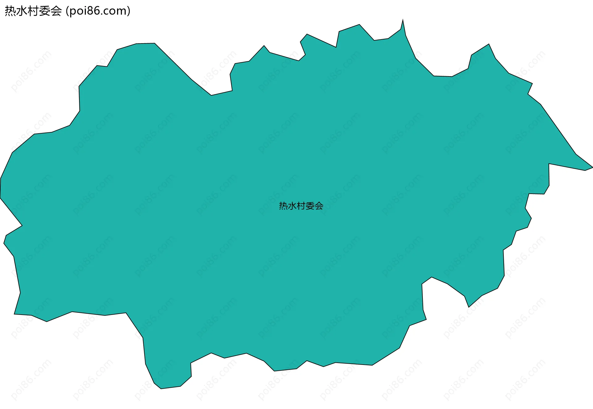 热水村委会边界地图