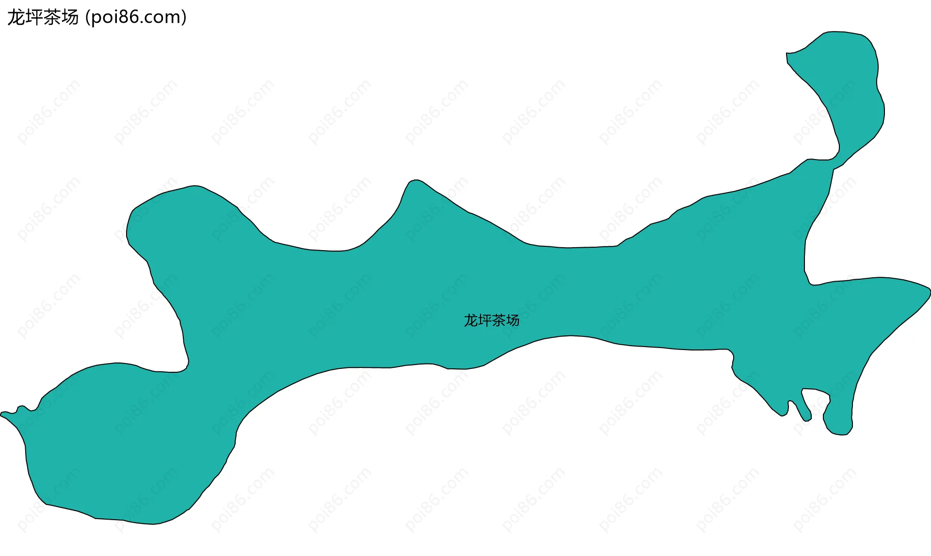 龙坪茶场边界地图