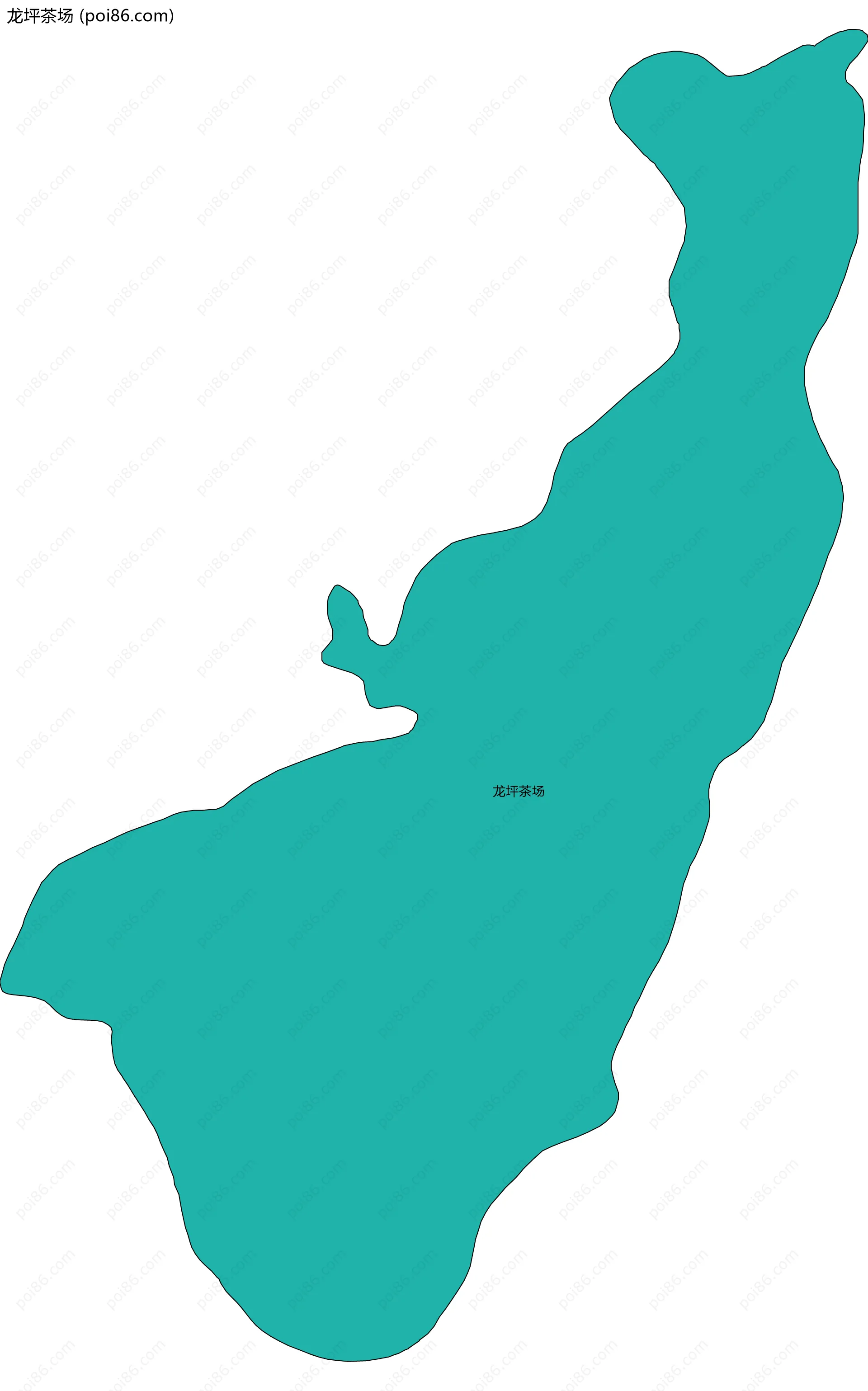 龙坪茶场边界地图