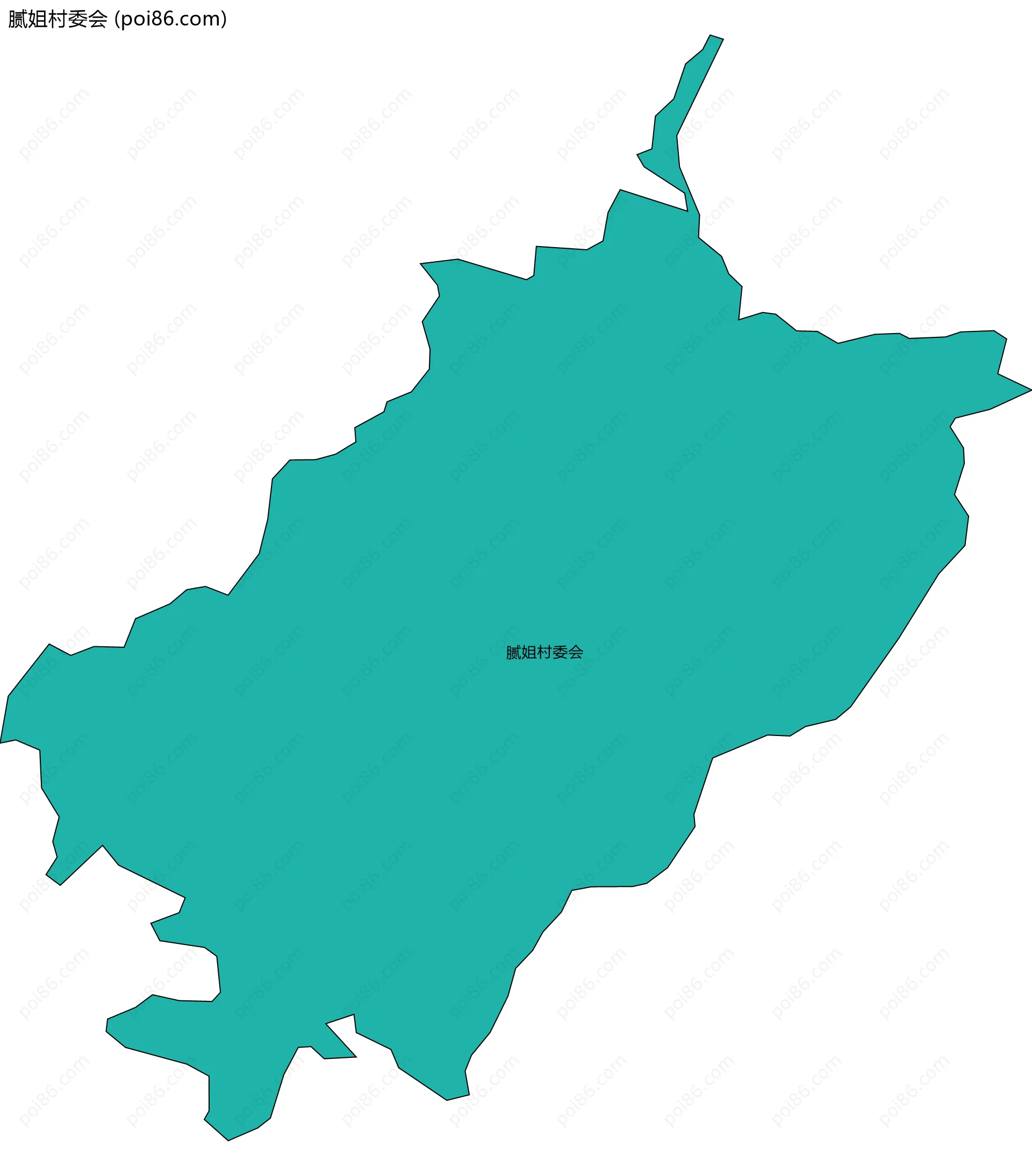腻姐村委会边界地图