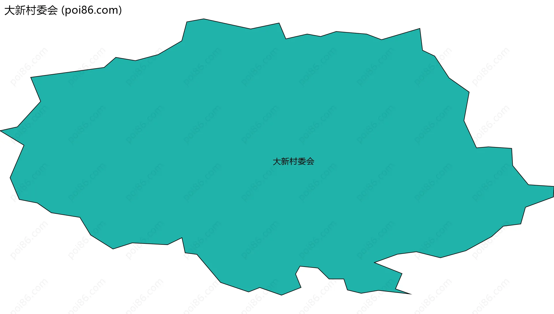 大新村委会边界地图