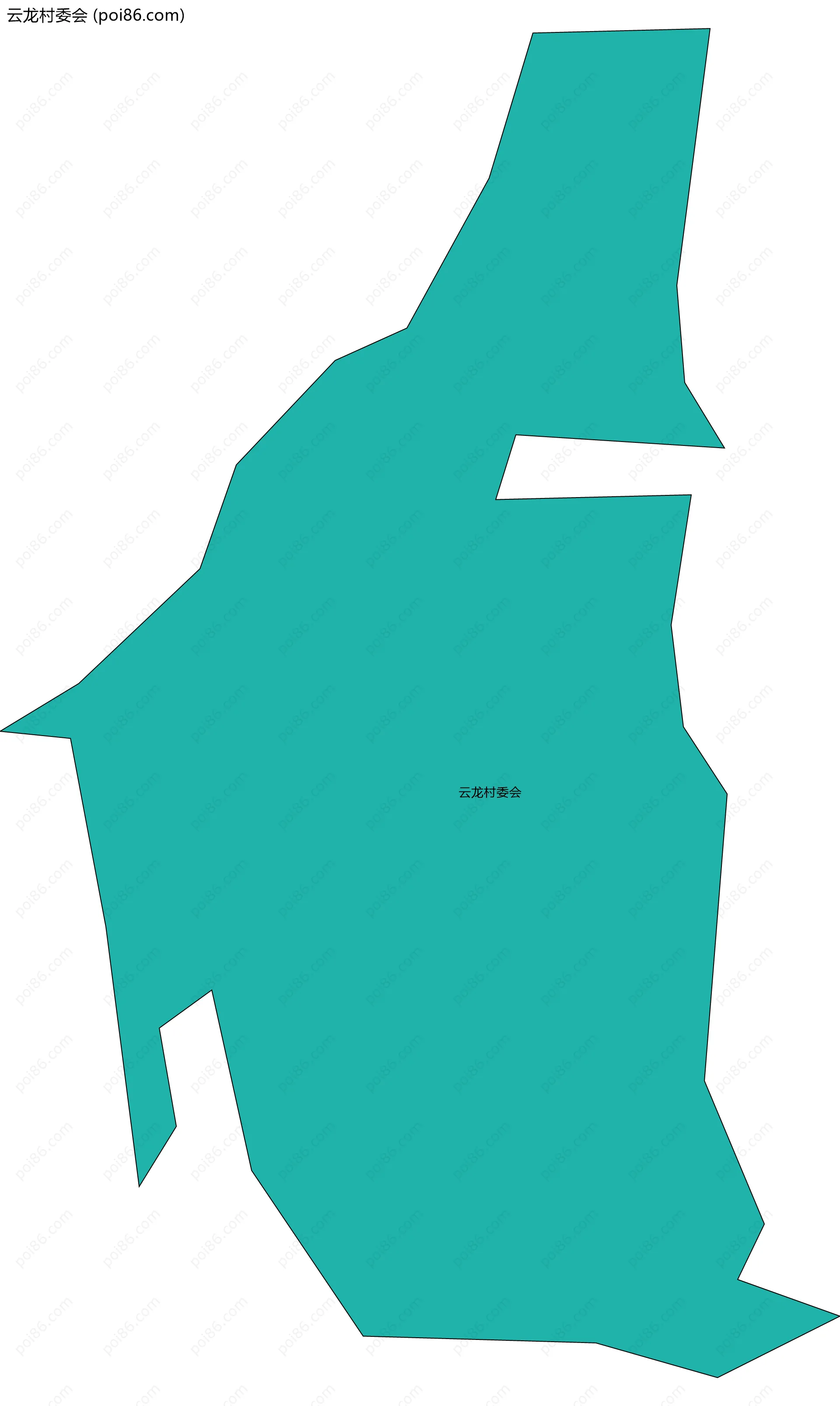 云龙村委会边界地图