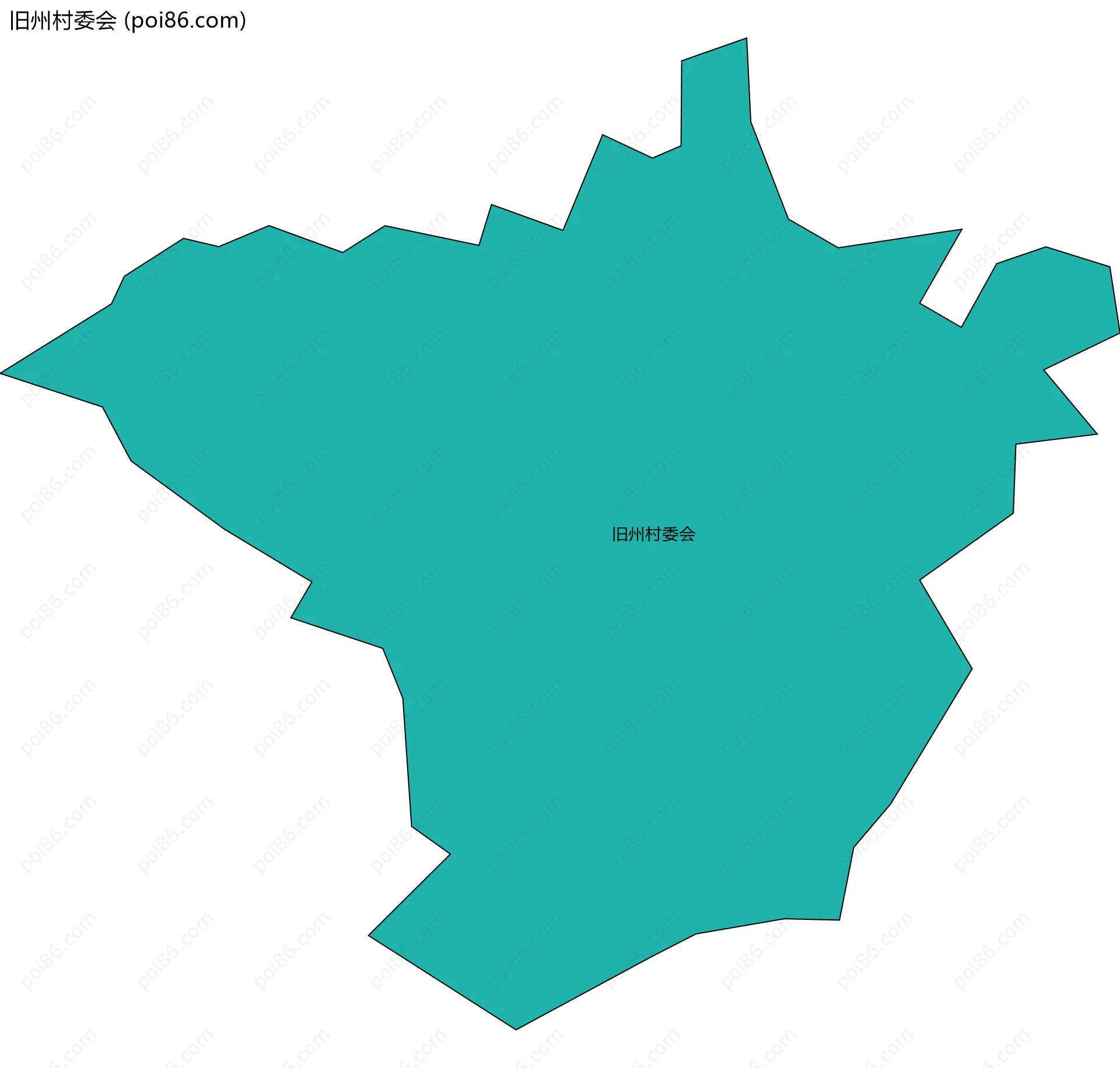 旧州村委会边界地图