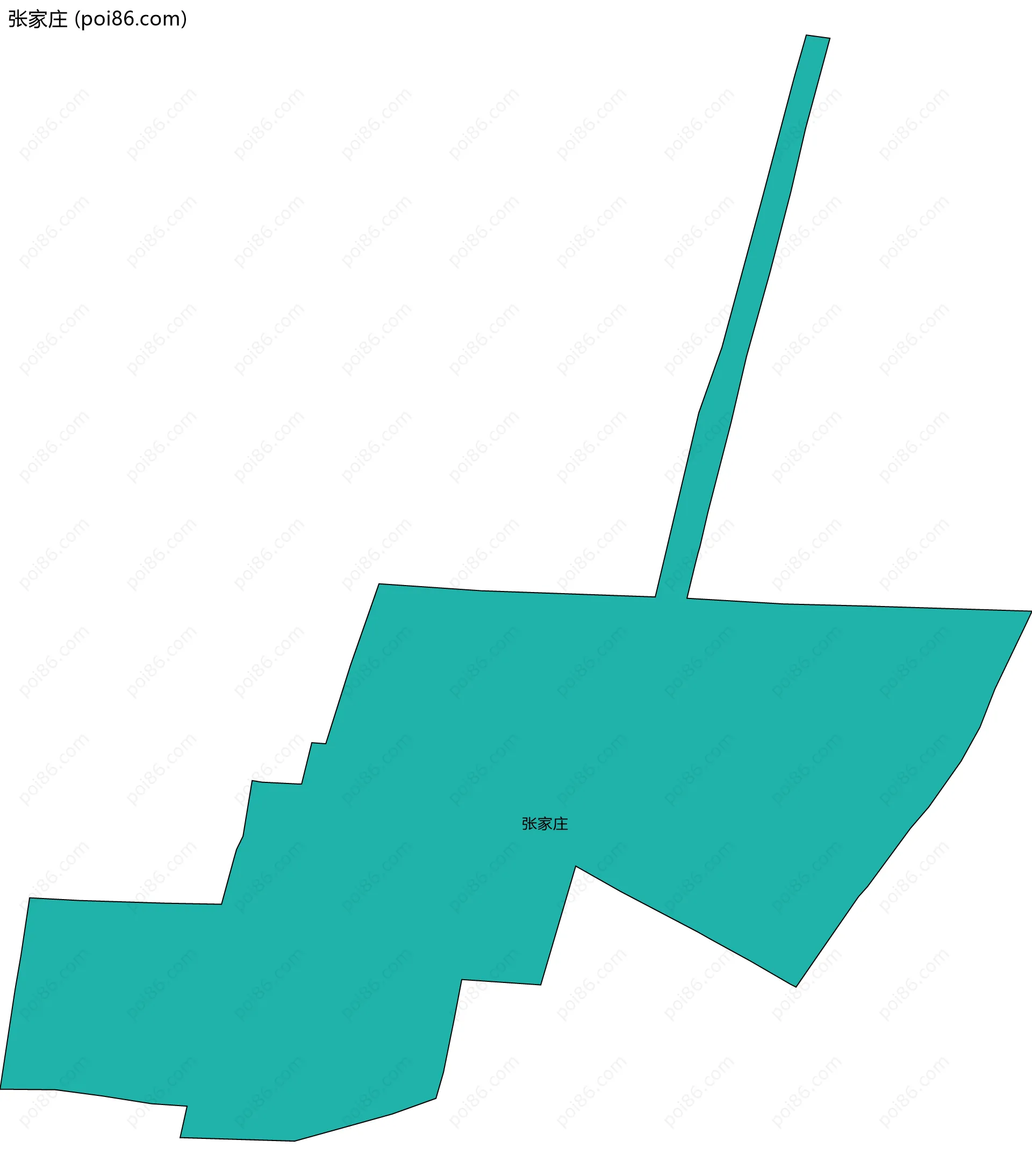 张家庄边界地图