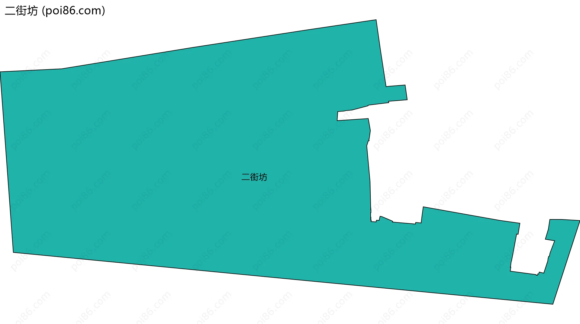 二街坊边界地图