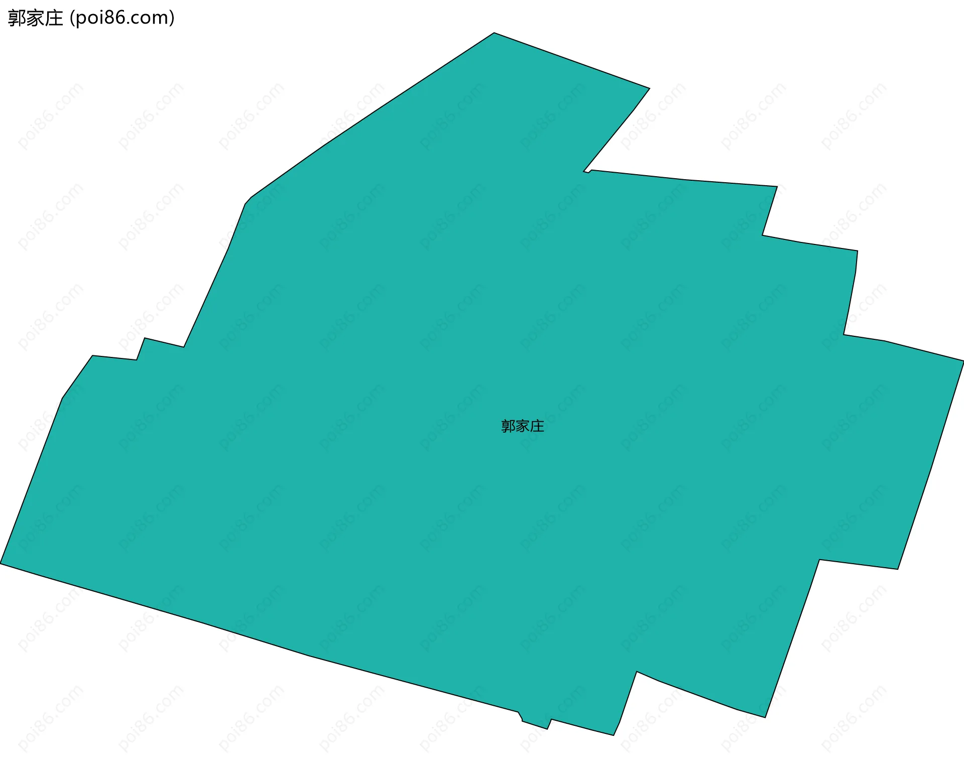 郭家庄边界地图