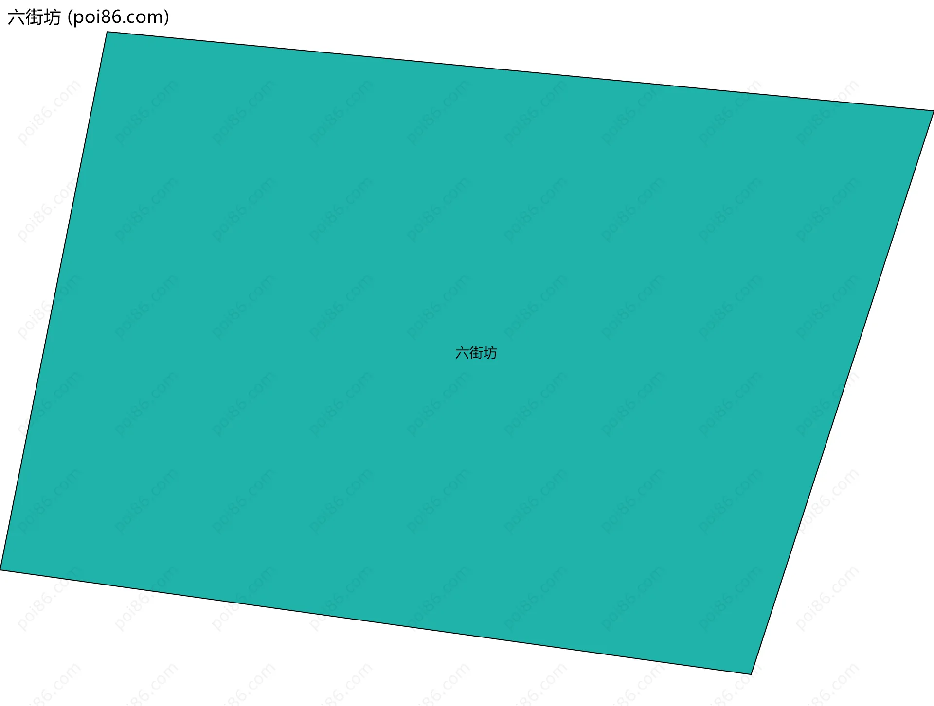 六街坊边界地图
