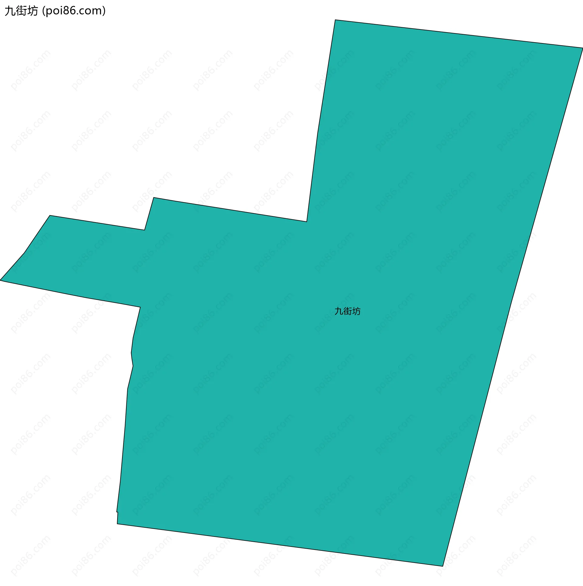 九街坊边界地图