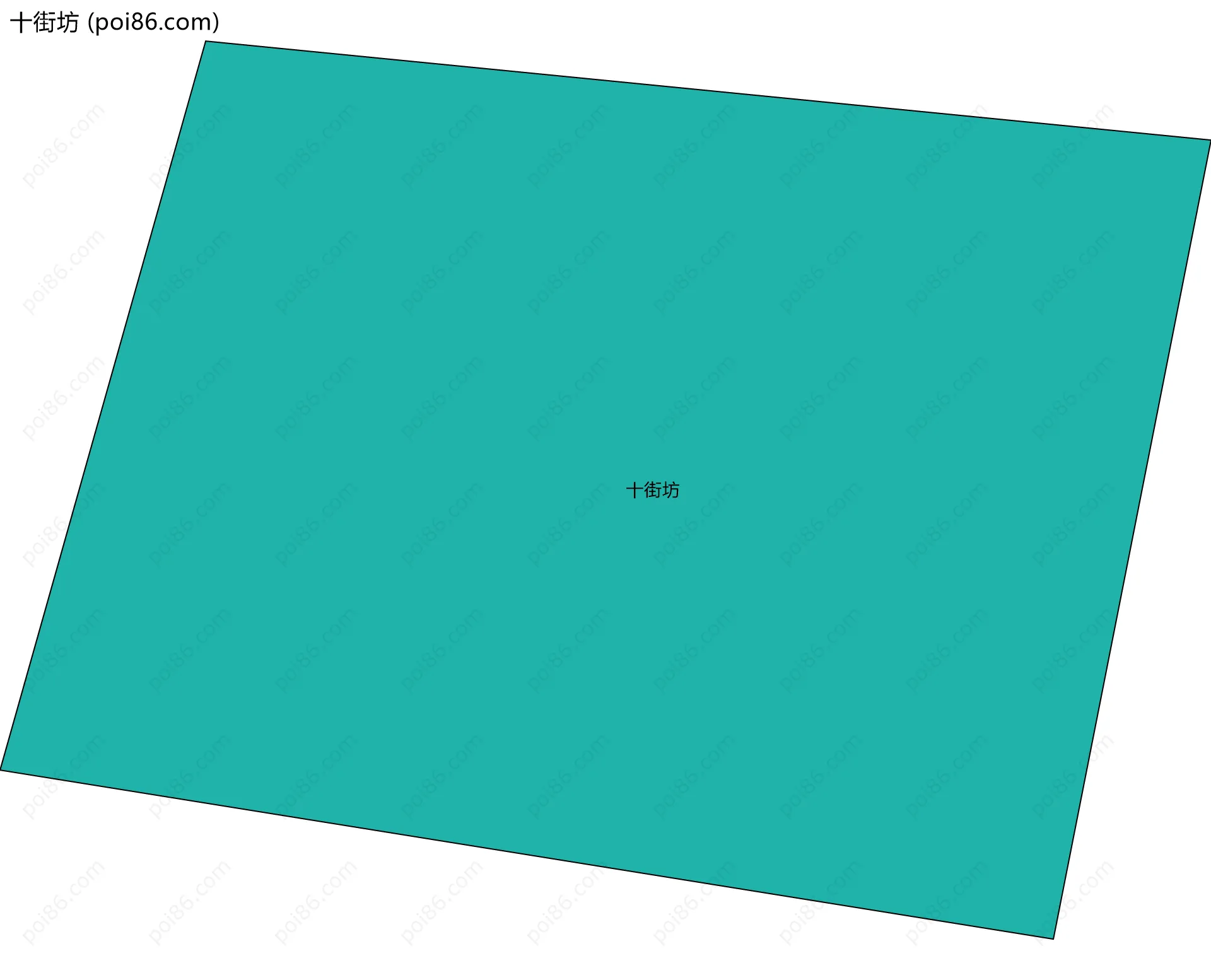 十街坊边界地图