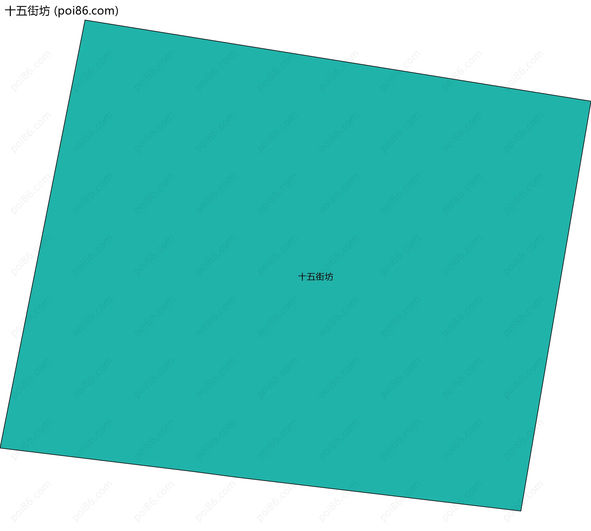 十五街坊边界地图