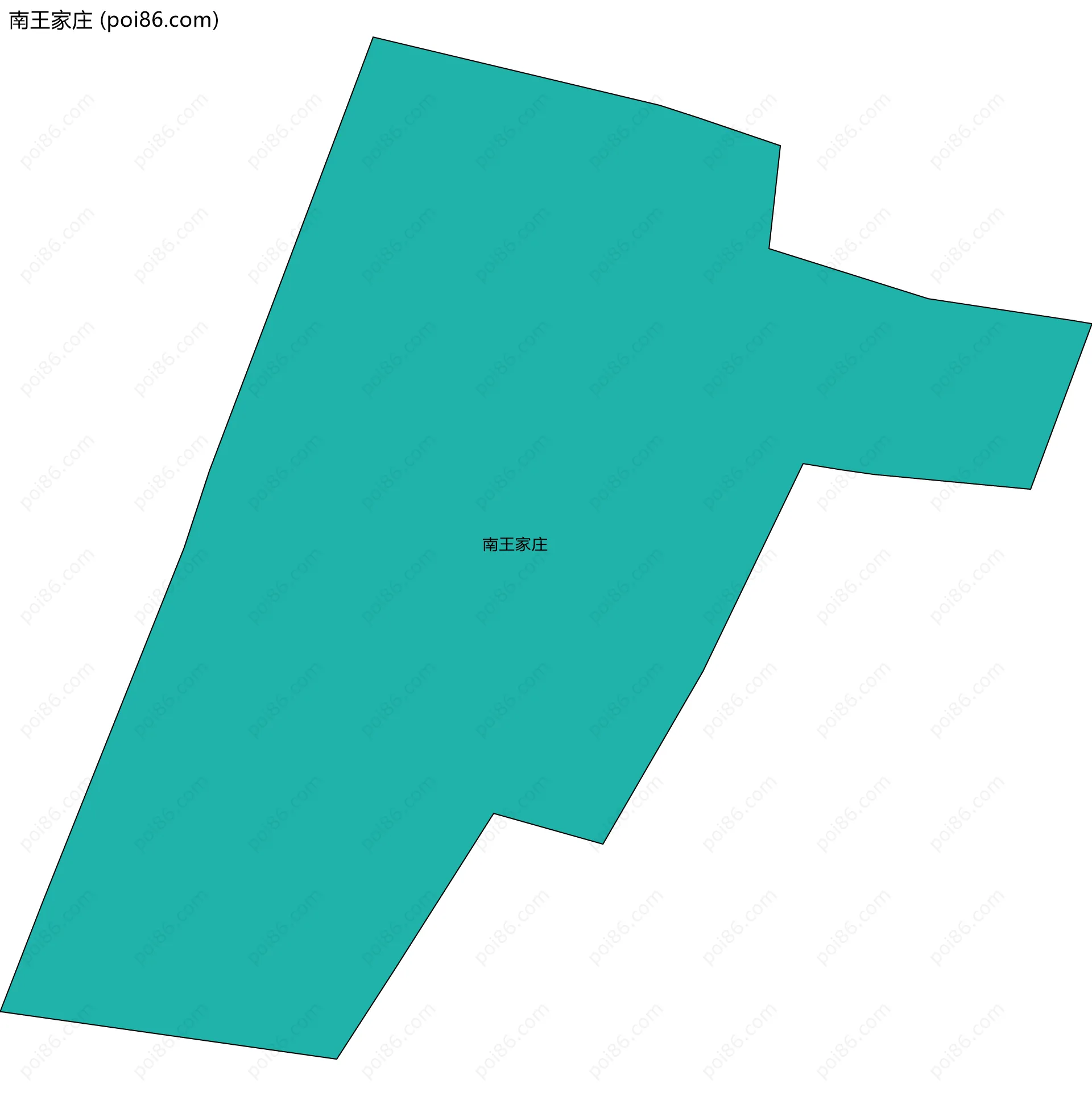 南王家庄边界地图