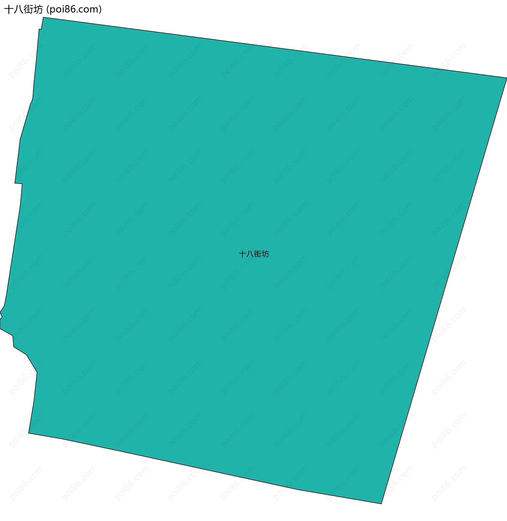 十八街坊边界地图