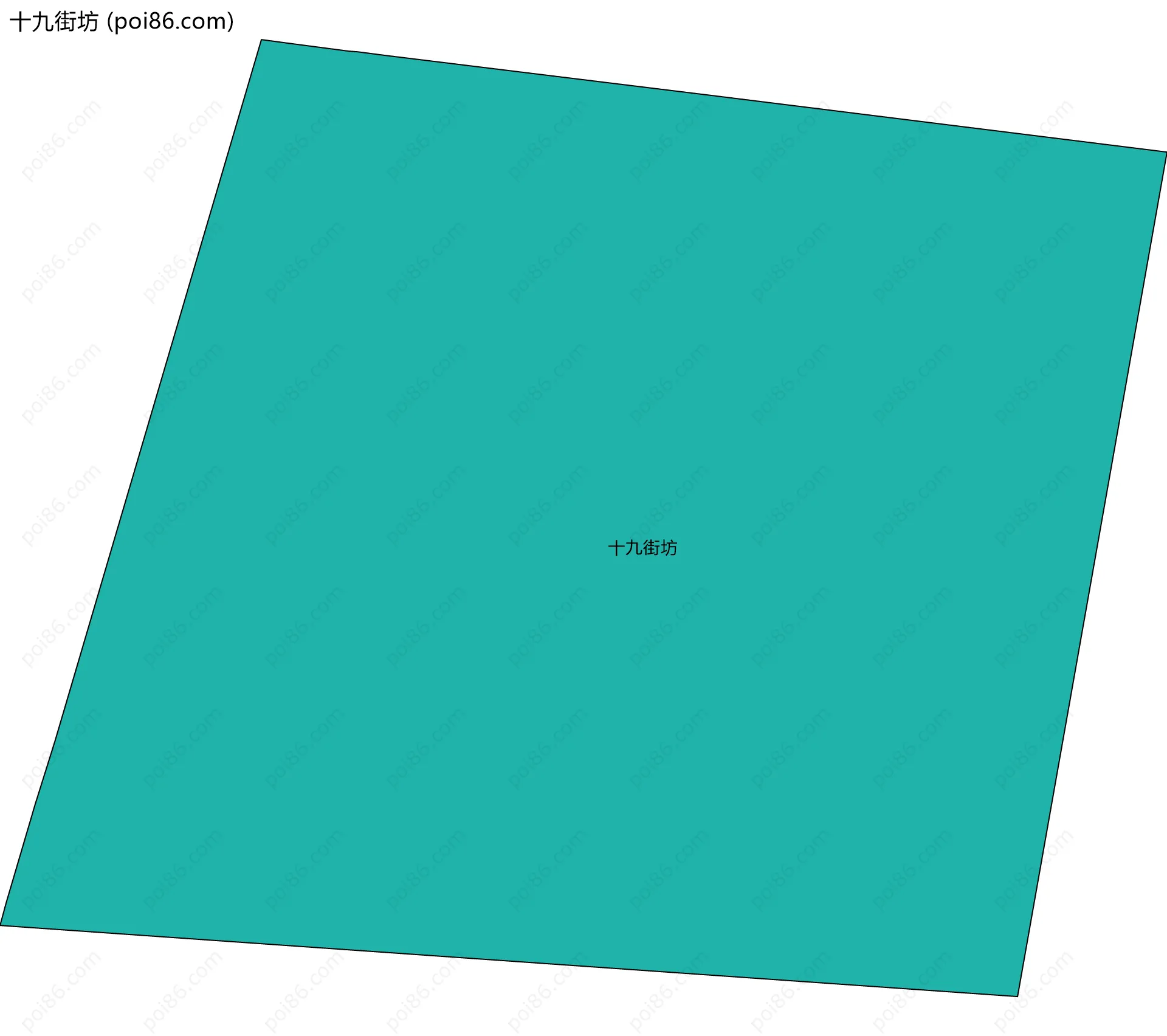十九街坊边界地图
