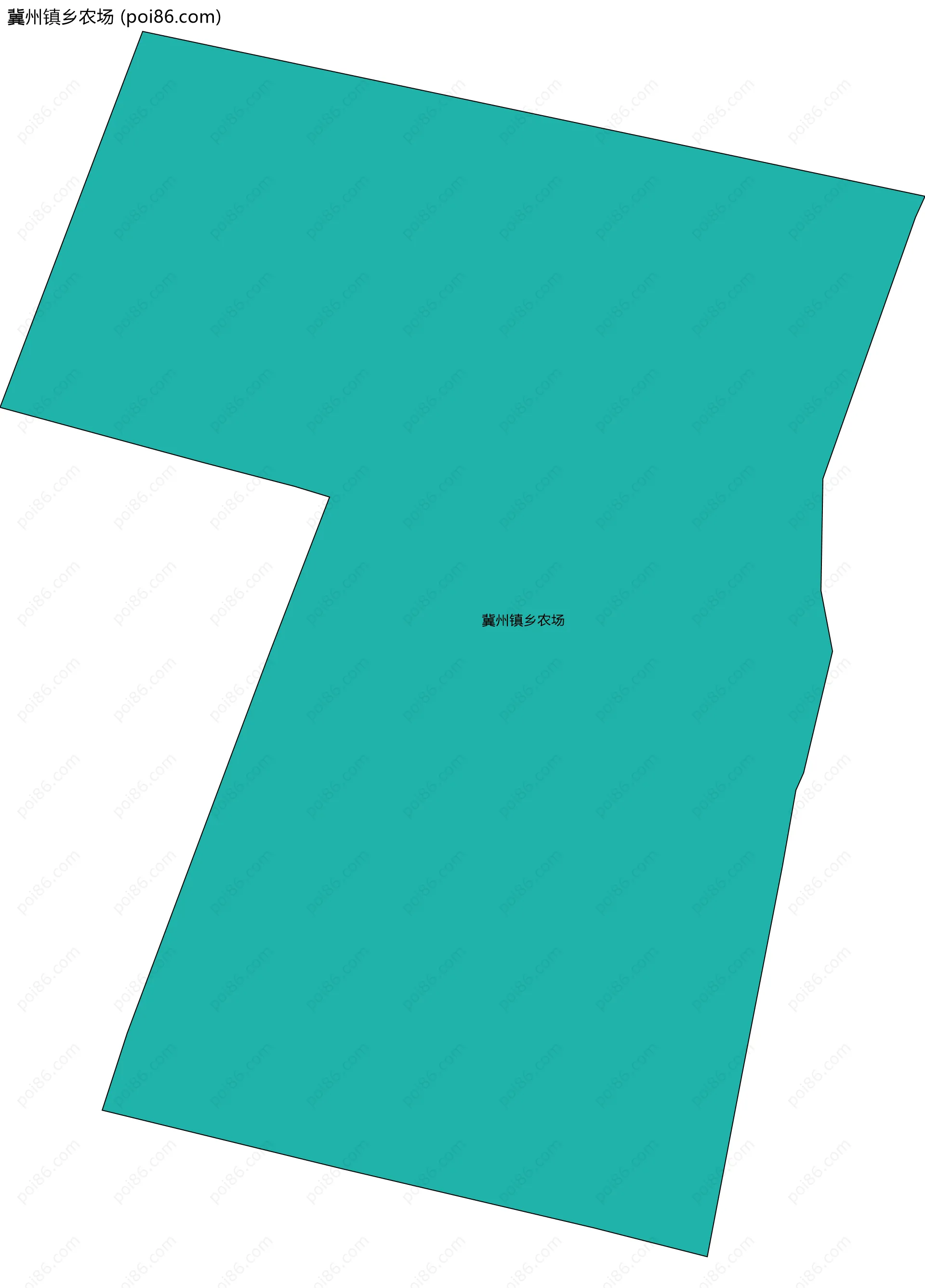 冀州镇乡农场边界地图