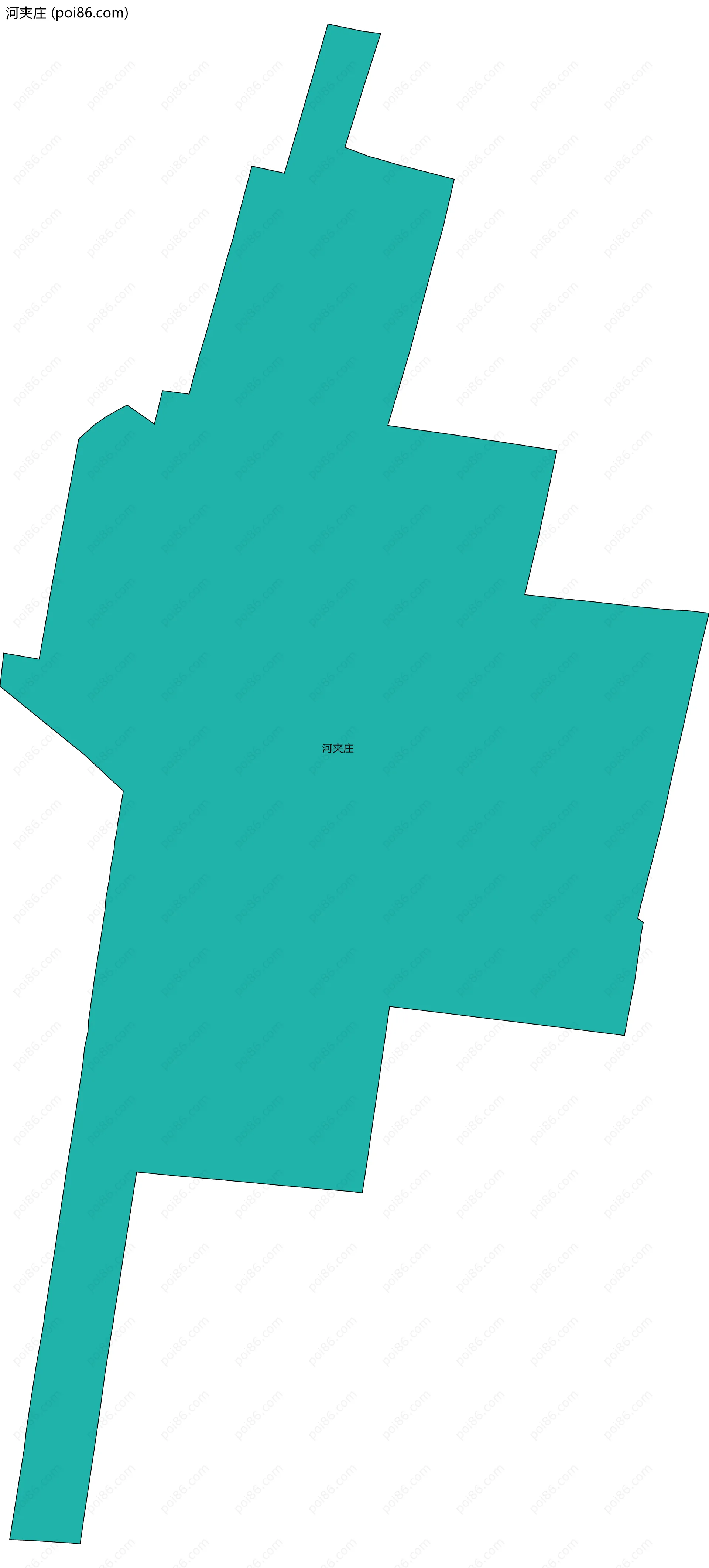 河夹庄边界地图