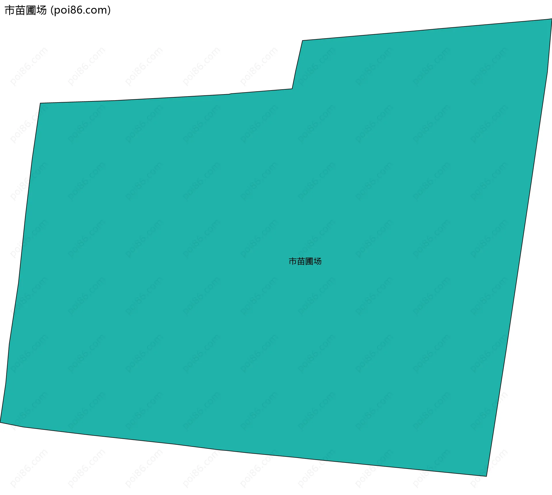市苗圃场边界地图