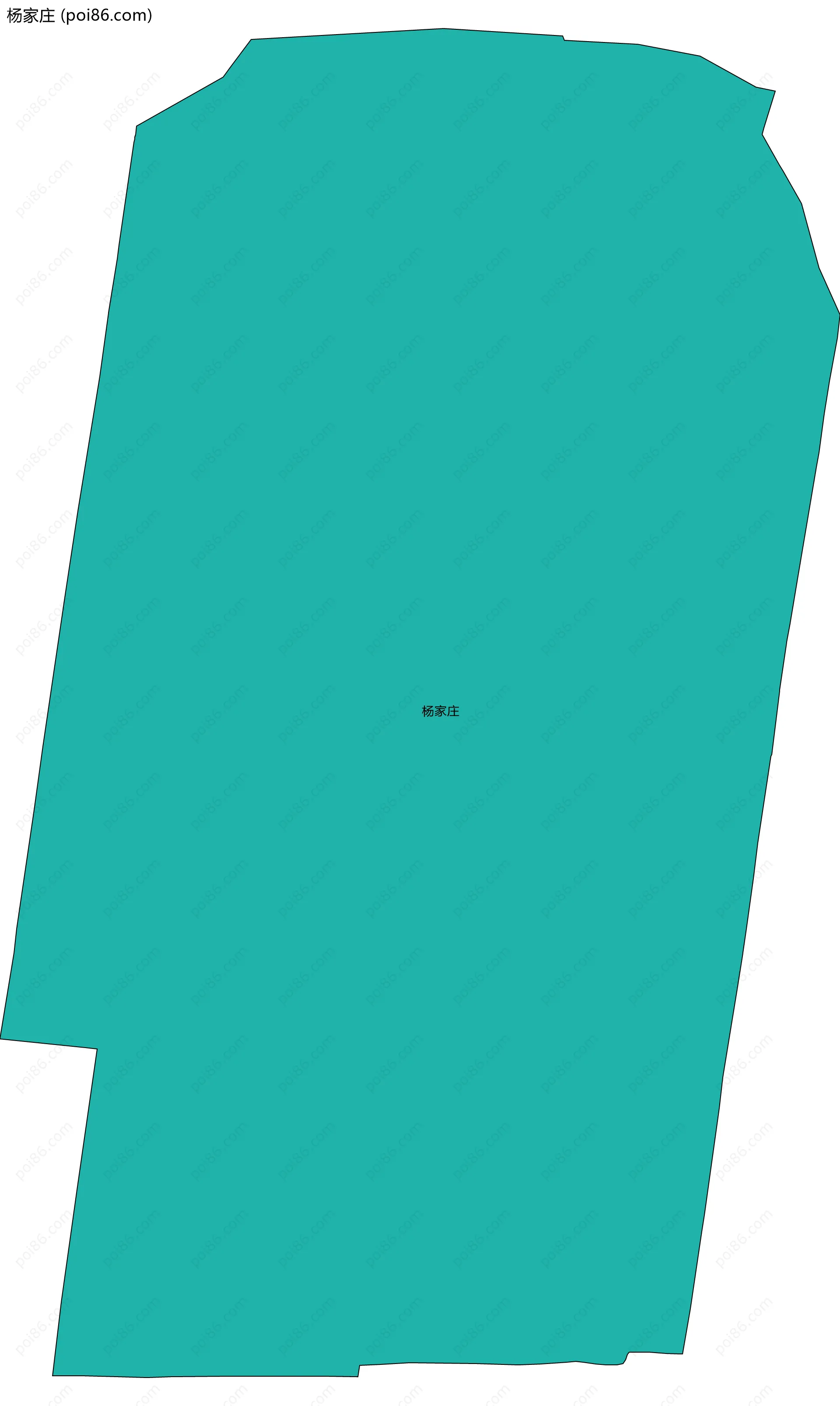 杨家庄边界地图