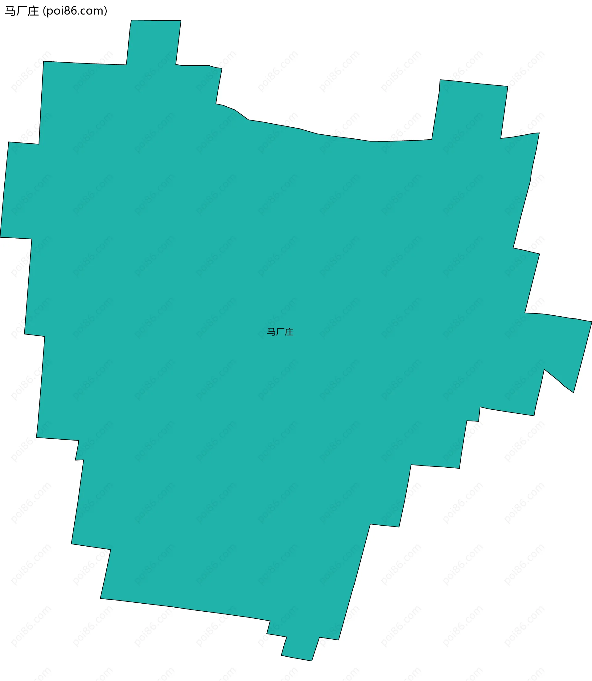 马厂庄边界地图